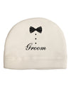 Tuxedo - Groom Adult Fleece Beanie Cap Hat-Beanie-TooLoud-White-One-Size-Fits-Most-Davson Sales