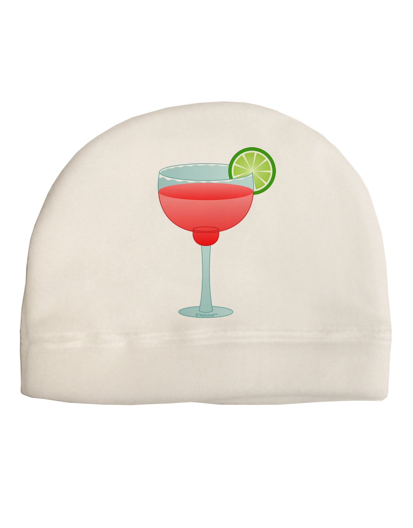 Red Margarita with Lime - Cinco de Mayo Adult Fleece Beanie Cap Hat by TooLoud-Beanie-TooLoud-White-One-Size-Fits-Most-Davson Sales