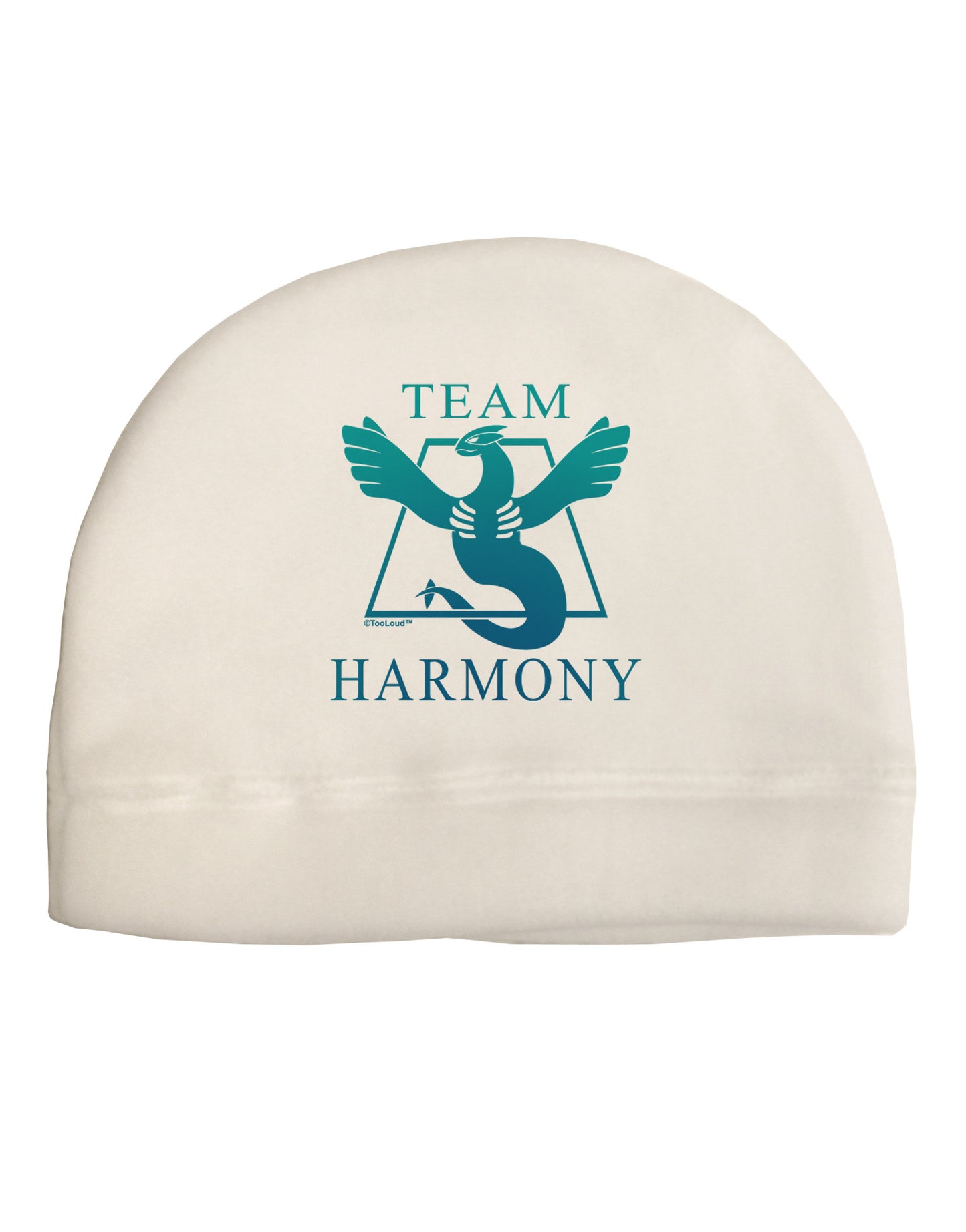 Team Harmony Adult Fleece Beanie Cap Hat-Beanie-TooLoud-White-One-Size-Fits-Most-Davson Sales