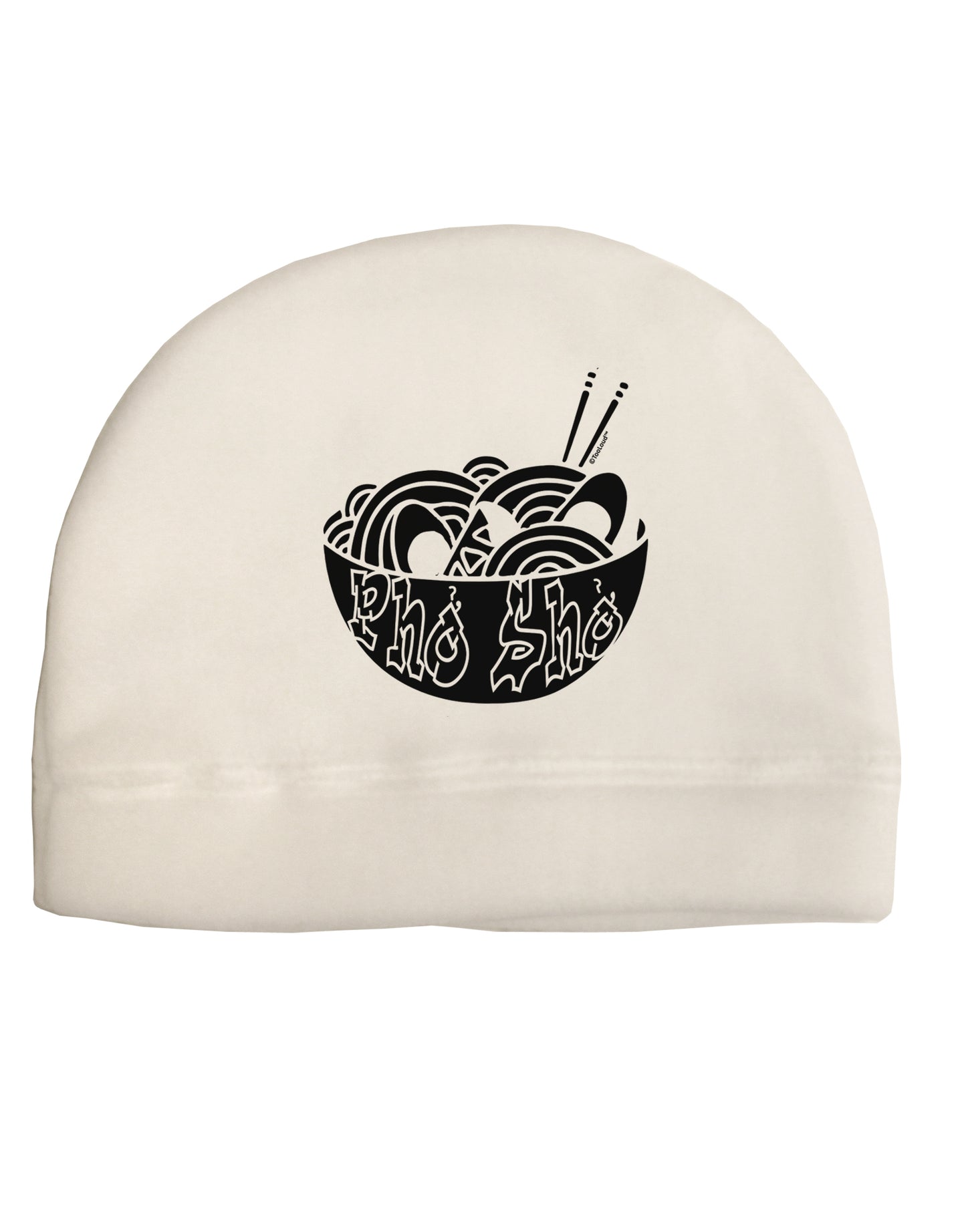 Pho Sho Adult Fleece Beanie Cap Hat-Beanie-TooLoud-White-One-Size-Fits-Most-Davson Sales