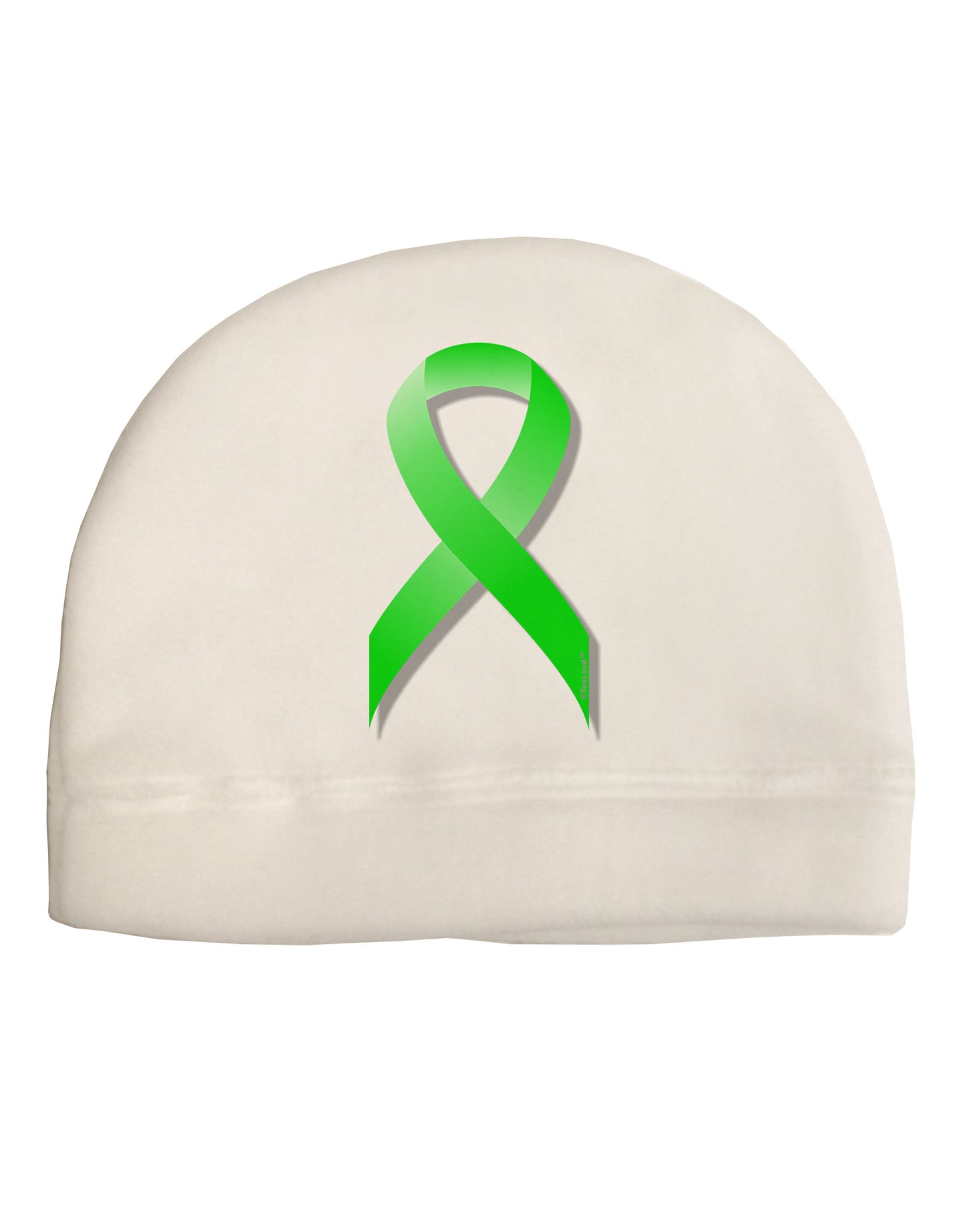 Lyme Disease Awareness Ribbon - Lime Green Adult Fleece Beanie Cap Hat-Beanie-TooLoud-White-One-Size-Fits-Most-Davson Sales