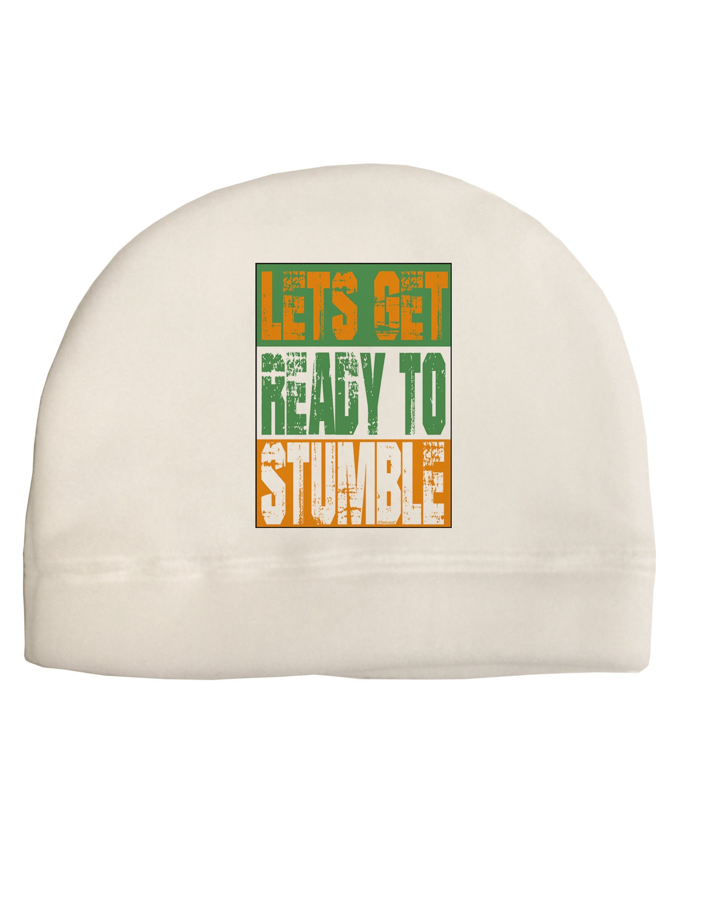Lets Get Ready To Stumble Adult Fleece Beanie Cap Hat by TooLoud-TooLoud-White-One-Size-Fits-Most-Davson Sales