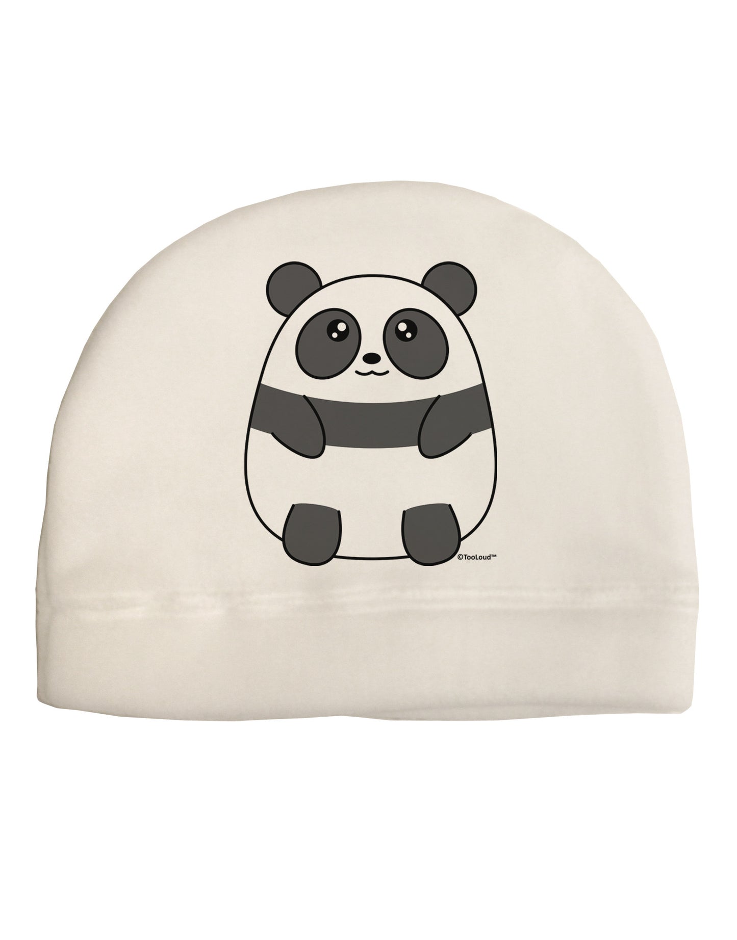 Cute Panda Bear Adult Fleece Beanie Cap Hat by TooLoud-Beanie-TooLoud-White-One-Size-Fits-Most-Davson Sales