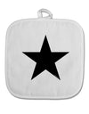 Black Star White Fabric Pot Holder Hot Pad-Pot Holder-TooLoud-Davson Sales