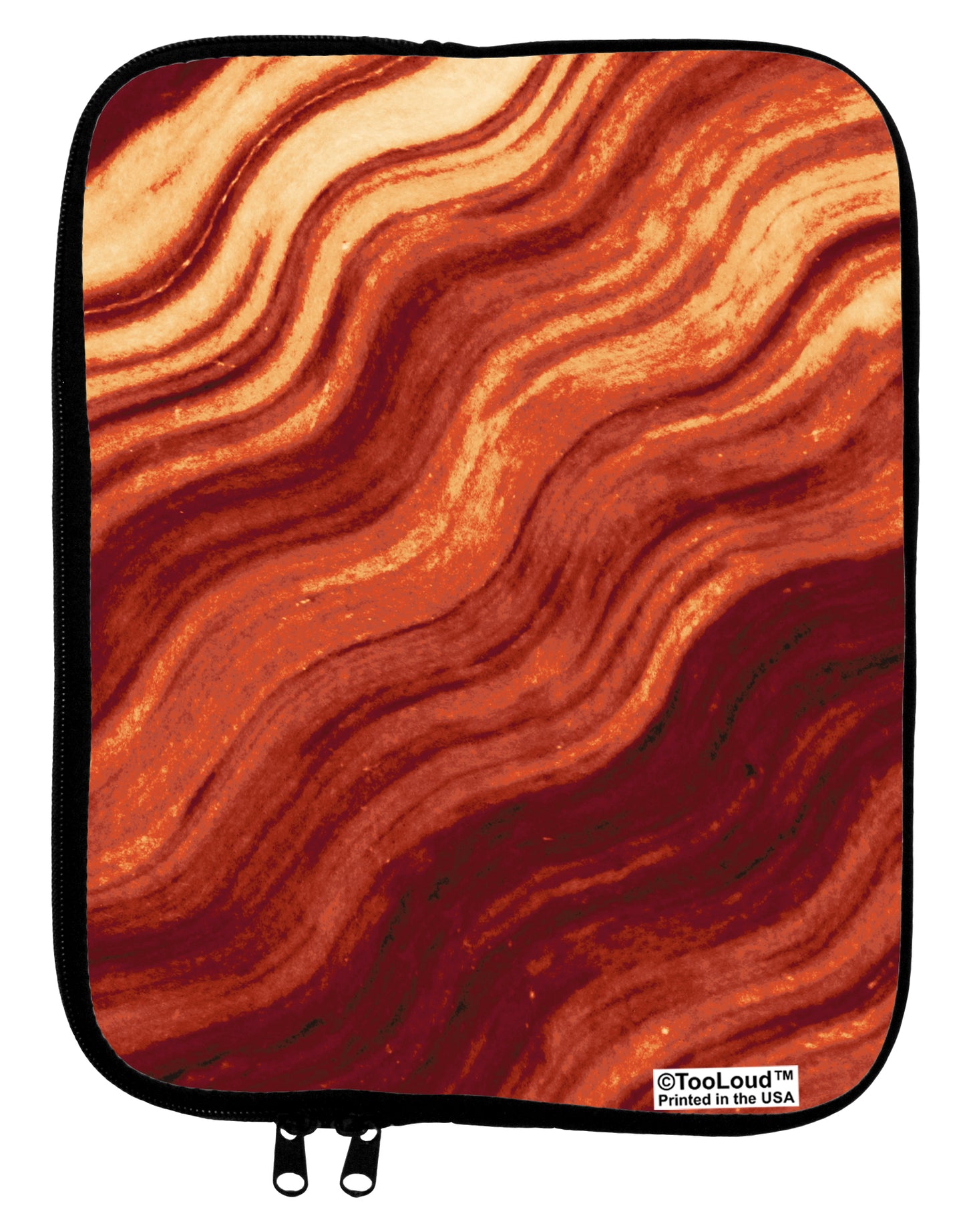 Bacon Bacon Bacon 9 x 11.5 Tablet Sleeve All Over Print by TooLoud-TooLoud-White-Black-Davson Sales