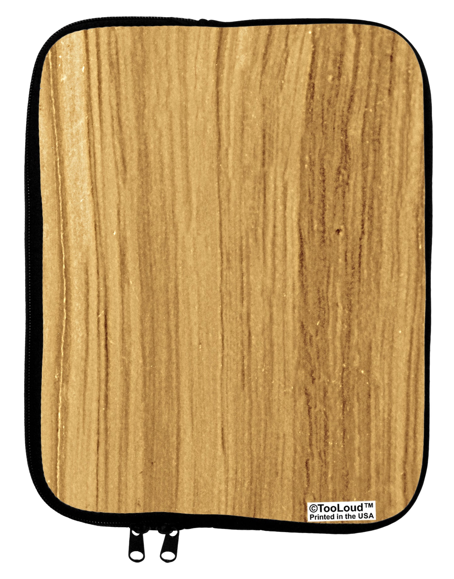 Light Wood Look 9 x 11.5 Tablet Sleeve All Over Print by TooLoud-TooLoud-White-Black-Davson Sales