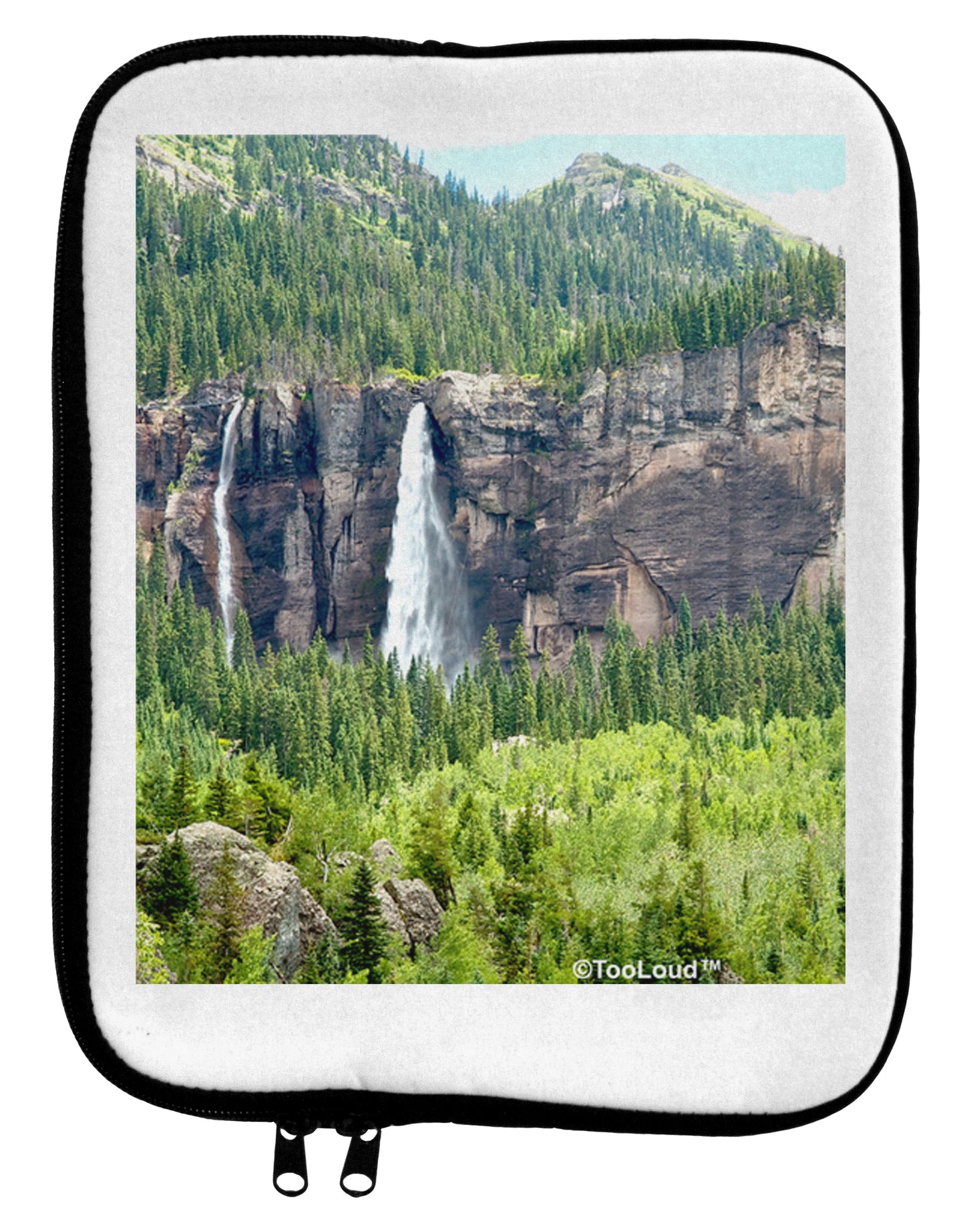 Beautiful Cliffs Nature 9 x 11.5 Tablet Sleeve by TooLoud-TooLoud-White-Black-Davson Sales