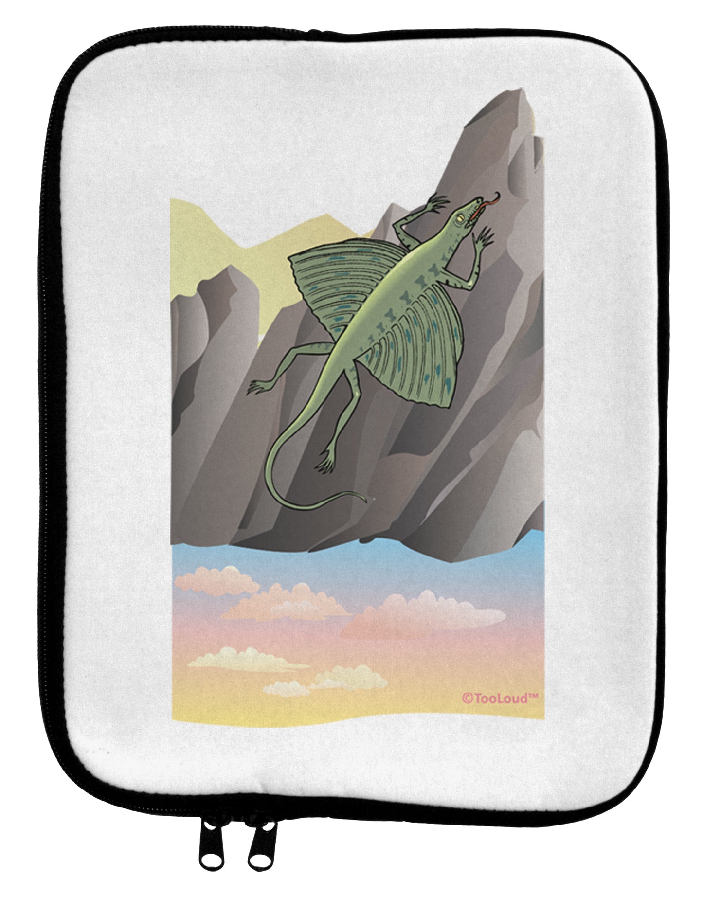 Archaopteryx - Without Name 9 x 11.5 Tablet Sleeve by TooLoud-TooLoud-White-Black-Davson Sales