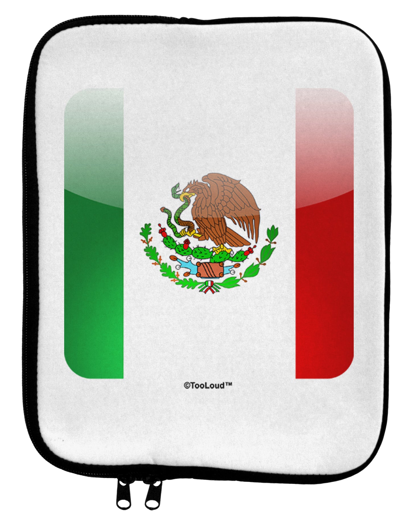 Mexican Flag App Icon 9 x 11.5 Tablet Sleeve by TooLoud-TooLoud-White-Black-Davson Sales