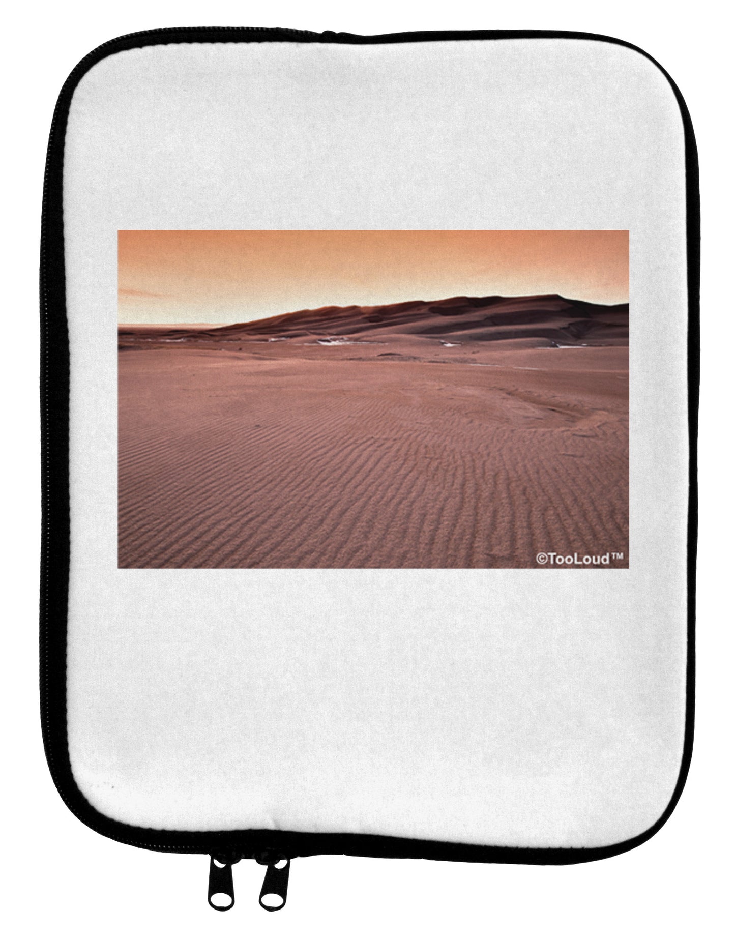 Victor Mines 9 x 11.5 Tablet Sleeve-TooLoud-White-Black-Davson Sales