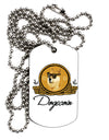 TooLoud Doge Coins Adult Dog Tag Chain Necklace-Dog Tag Necklace-TooLoud-1 Piece-Davson Sales