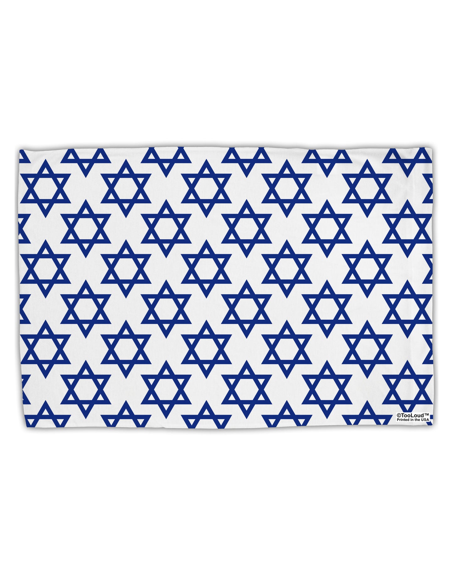 Stars of David Jewish Standard Size Polyester Pillow Case All Over Print by TooLoud-Pillow Case-TooLoud-White-Davson Sales
