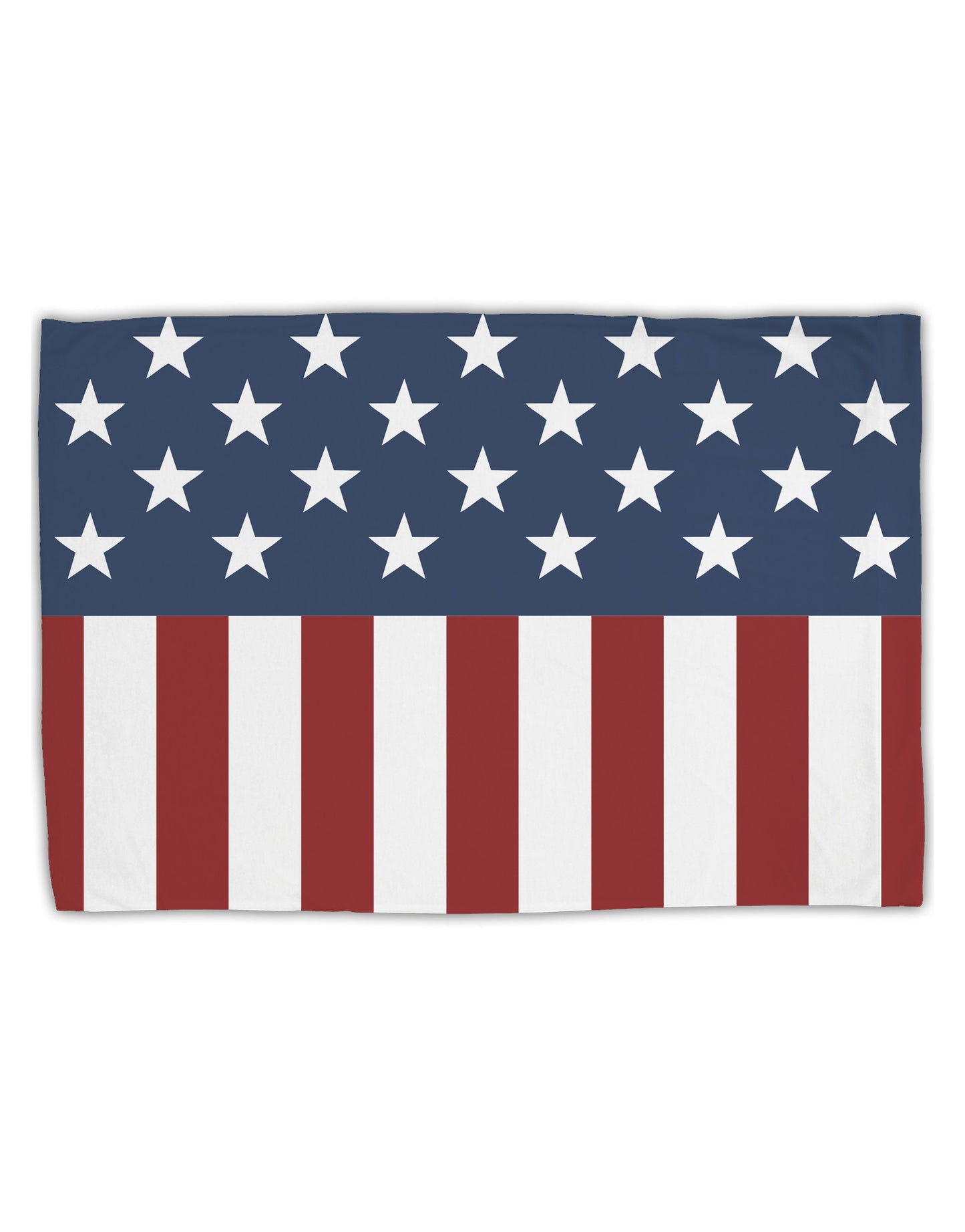 Stars and Stripes American Flag Standard Size Polyester Pillow Case All Over Print-Pillow Case-TooLoud-White-Davson Sales