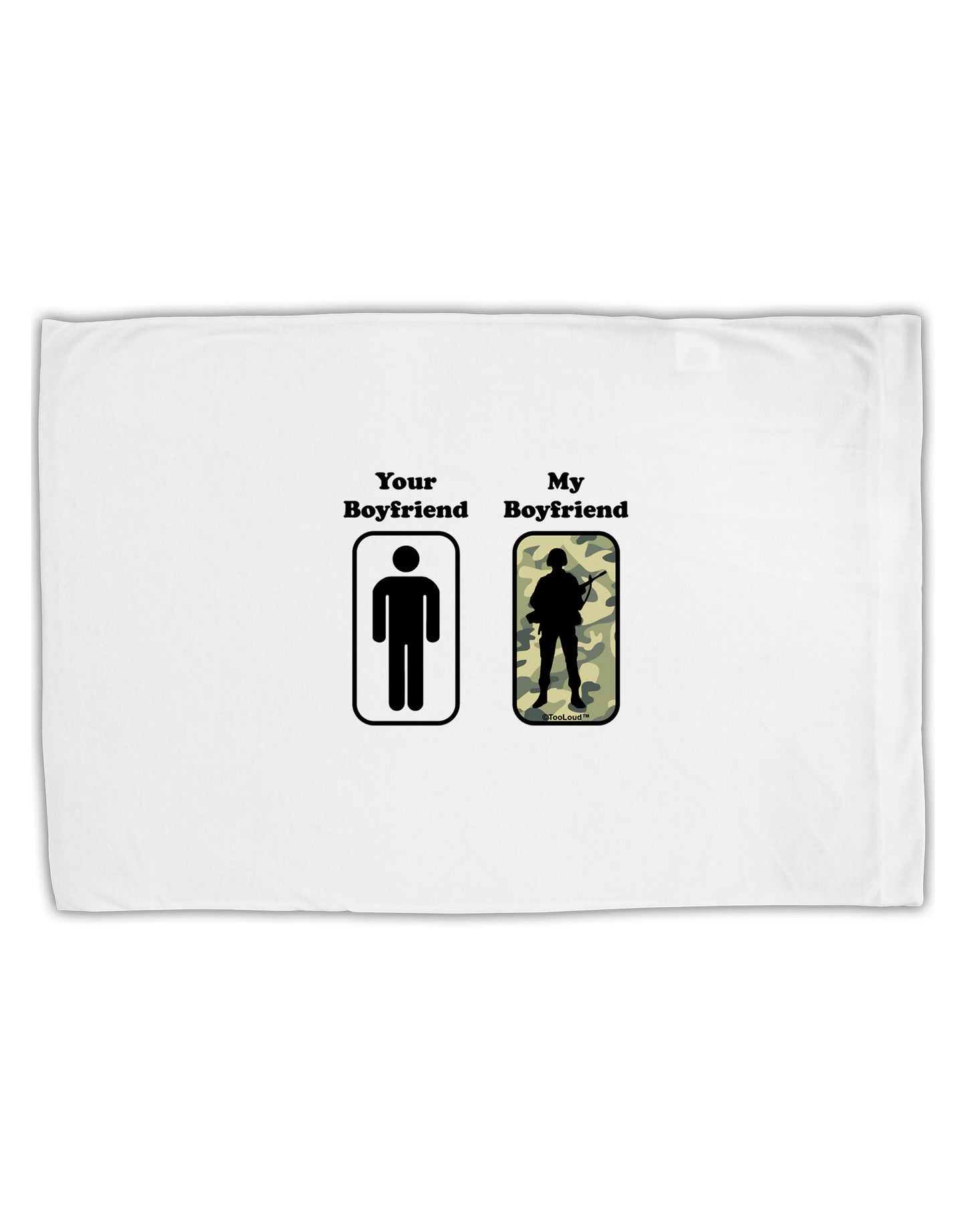 Your Boyfriend My Boyfriend Standard Size Polyester Pillow Case by TooLoud-Pillow Case-TooLoud-White-Davson Sales