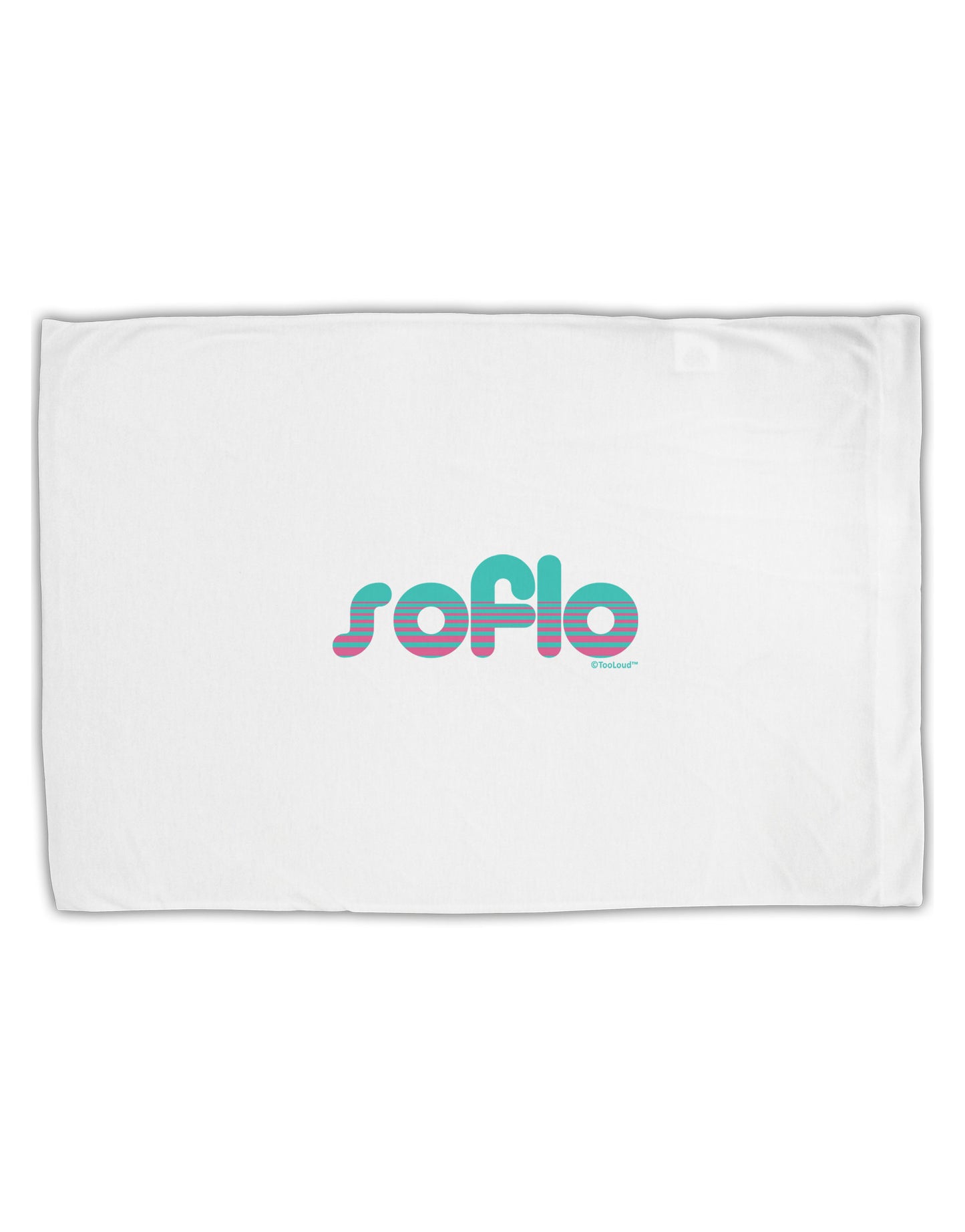 SoFlo - South Beach Style Design Standard Size Polyester Pillow Case by TooLoud-Pillow Case-TooLoud-White-Davson Sales
