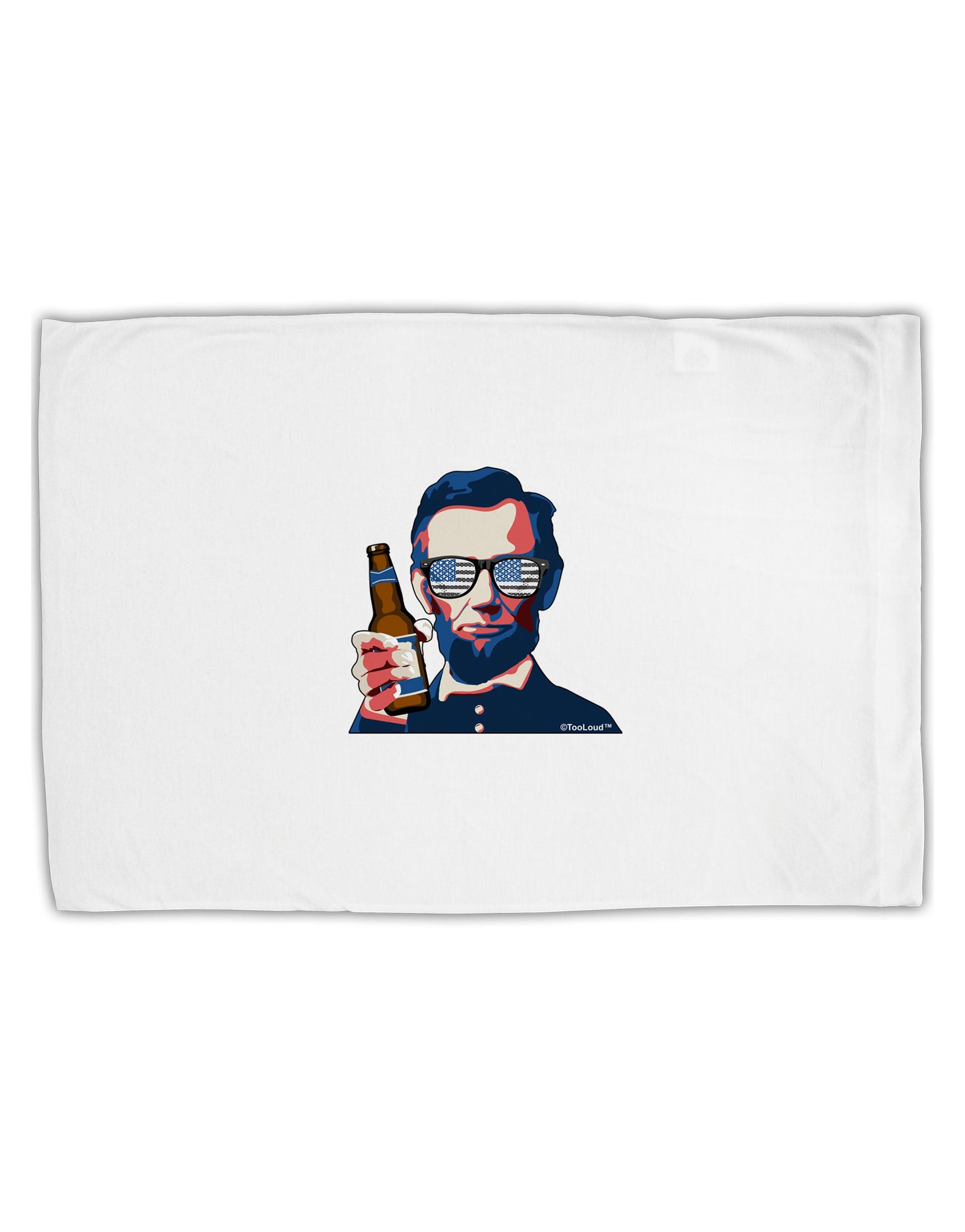 Abraham Drinkoln Standard Size Polyester Pillow Case-Pillow Case-TooLoud-White-Davson Sales