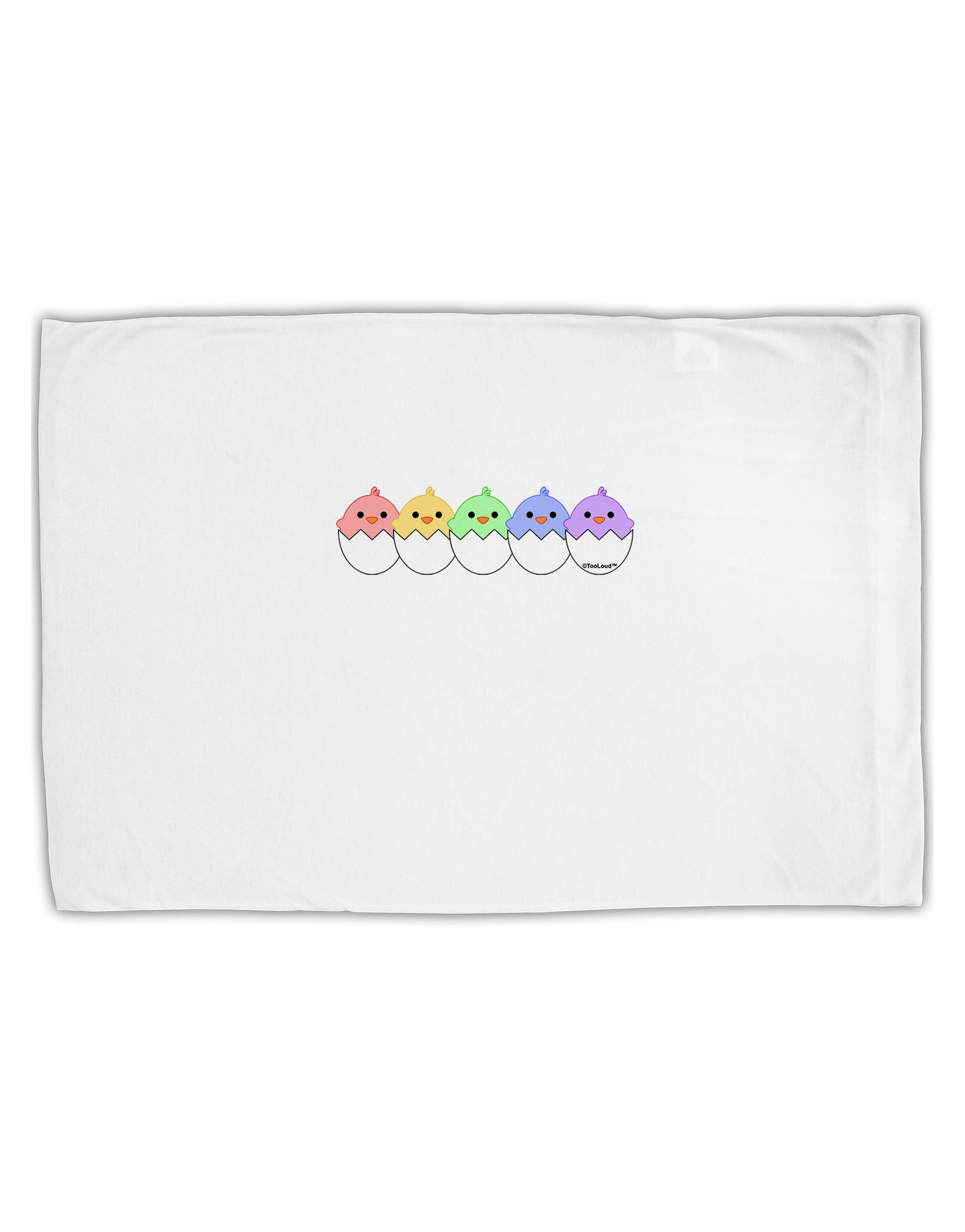 Cute Hatching Chicks Group #2 Standard Size Polyester Pillow Case by TooLoud-Pillow Case-TooLoud-White-Davson Sales
