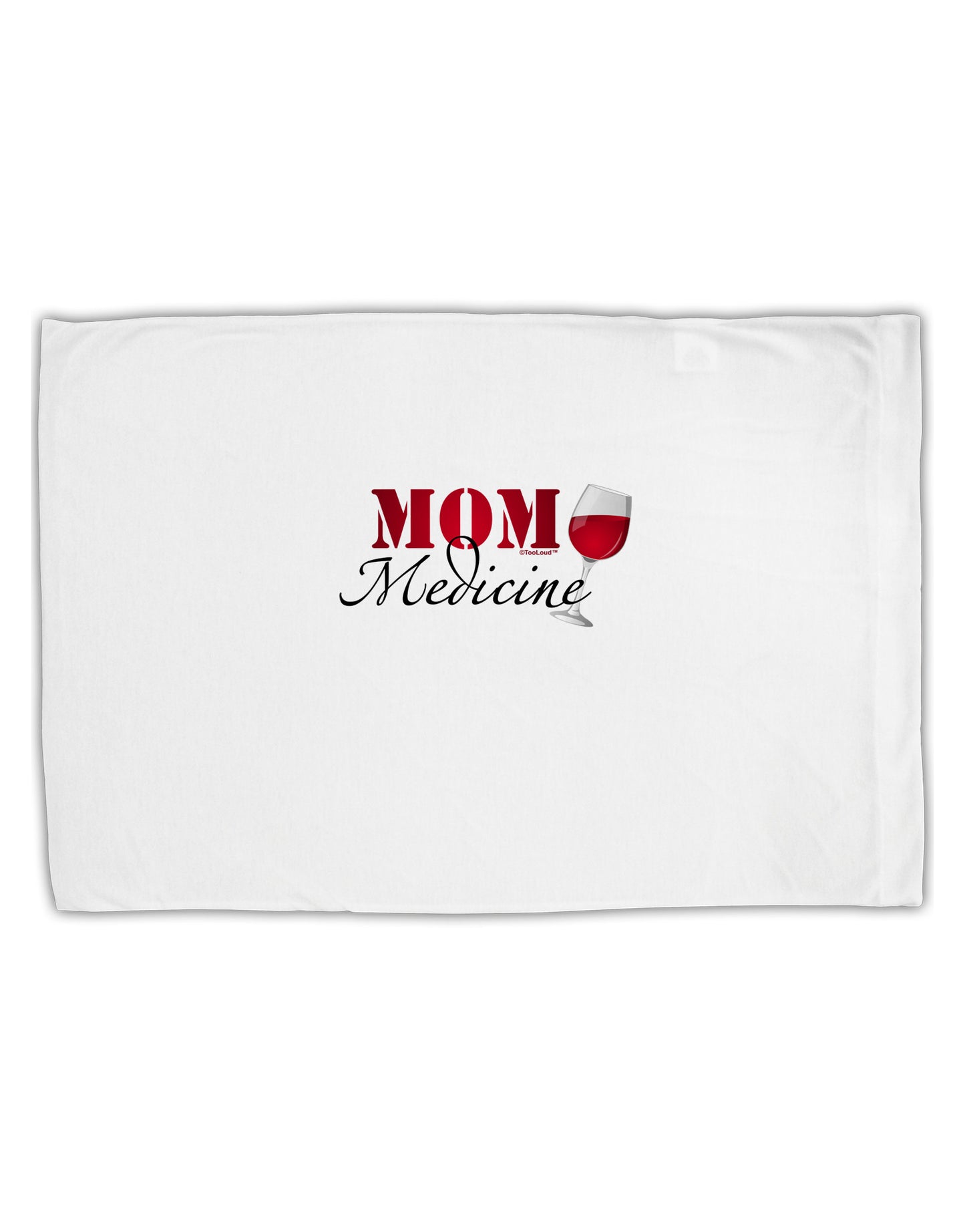 Mom Medicine Standard Size Polyester Pillow Case-Pillow Case-TooLoud-White-Davson Sales