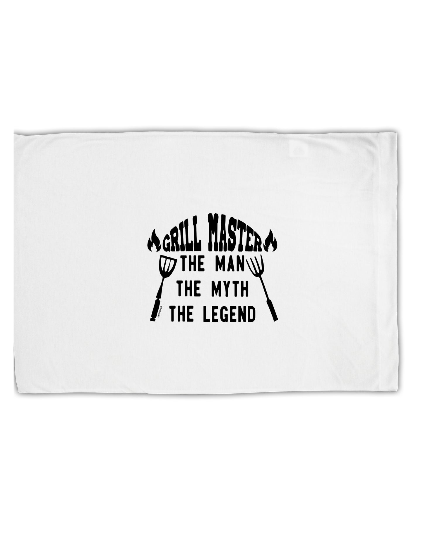 TooLoud Grill Master The Man The Myth The Legend Standard Size Polyester Pillow Case-Pillow Case-TooLoud-Davson Sales