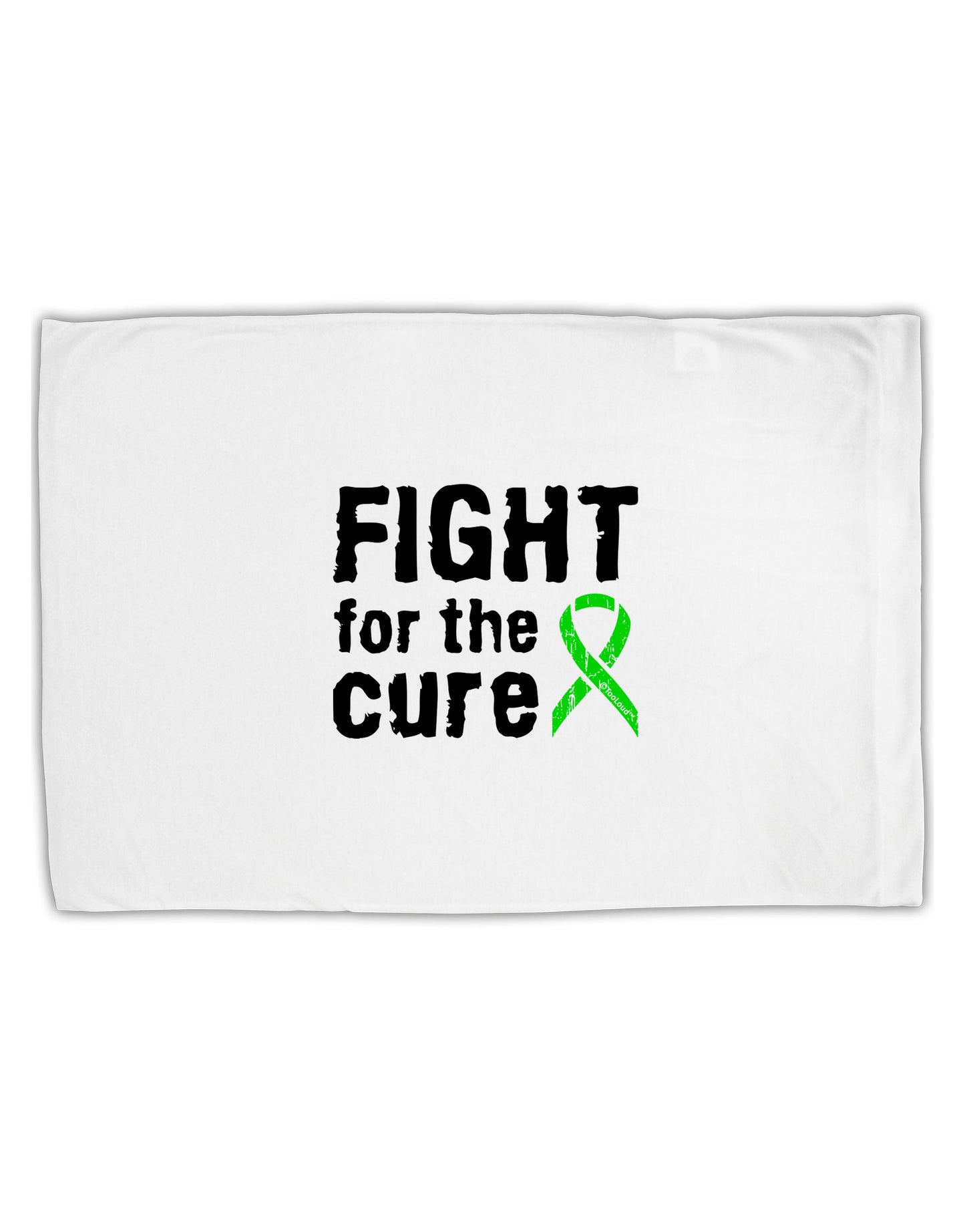 Fight for the Cure - Lime Green Ribbon Lyme Disease Standard Size Polyester Pillow Case-Pillow Case-TooLoud-White-Davson Sales