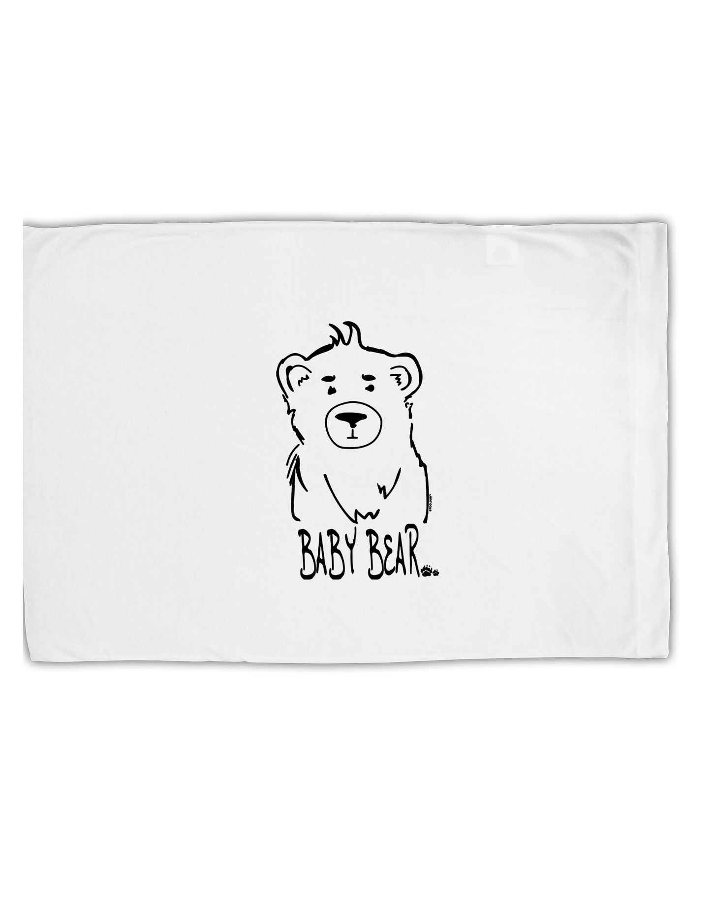 TooLoud Baby Bear Standard Size Polyester Pillow Case-Pillow Case-TooLoud-Davson Sales