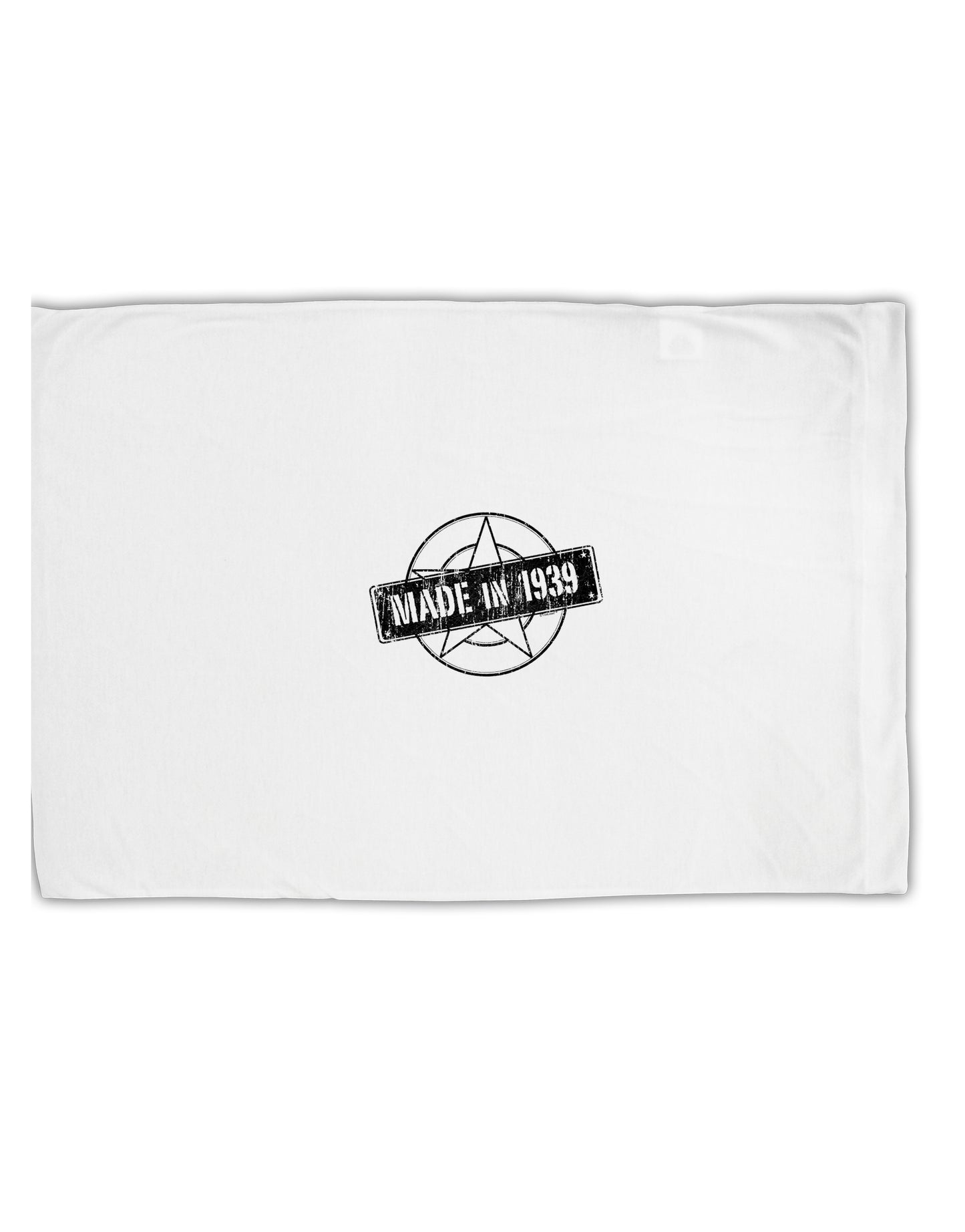 TooLoud 80th Birthday Made in 1939 Standard Size Polyester Pillow Case-Pillow Case-TooLoud-Davson Sales