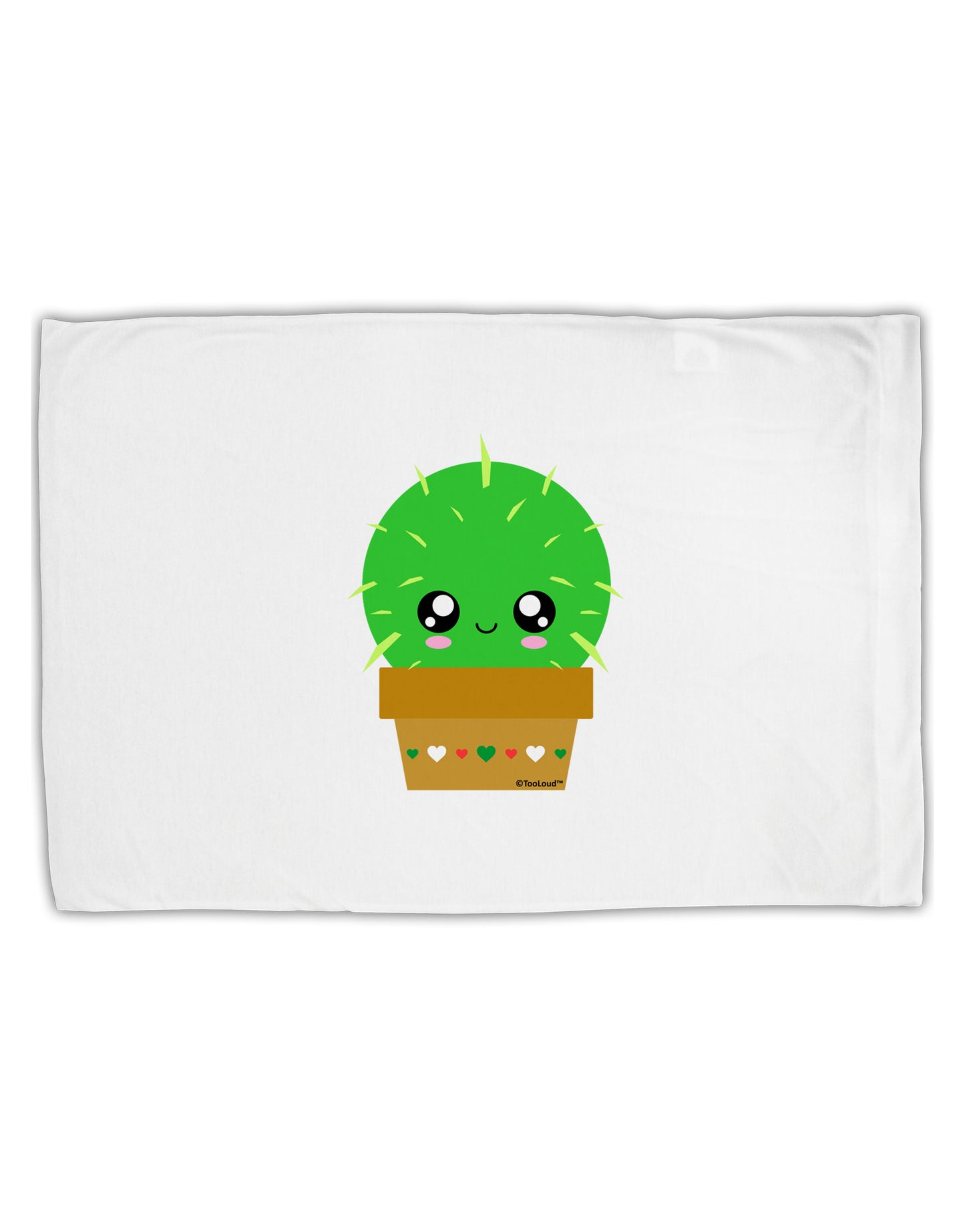 Cute Cactus Design Standard Size Polyester Pillow Case by TooLoud-Pillow Case-TooLoud-White-Davson Sales