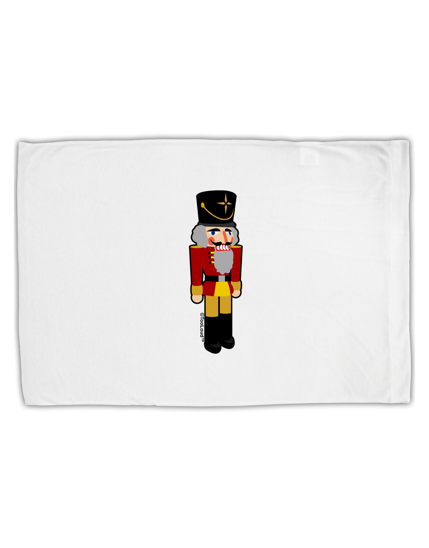 Festive Nutcracker - No Text Standard Size Polyester Pillow Case by TooLoud-TooLoud-White-Davson Sales