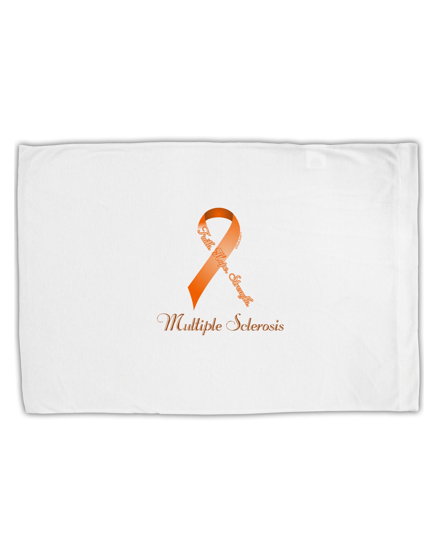 MS - Faith Hope Strength Standard Size Polyester Pillow Case-Pillow Case-TooLoud-White-Davson Sales