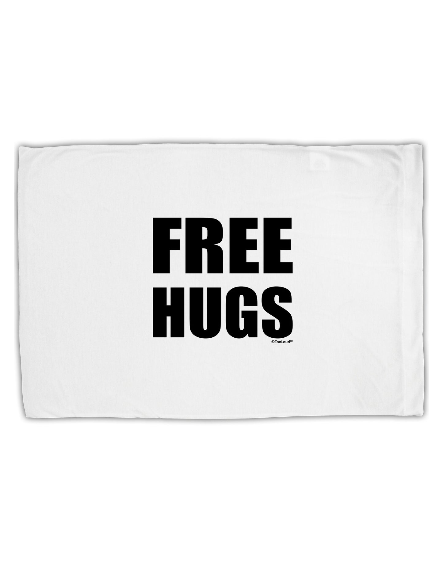 Free Hugs Standard Size Polyester Pillow Case-Pillow Case-TooLoud-White-Davson Sales