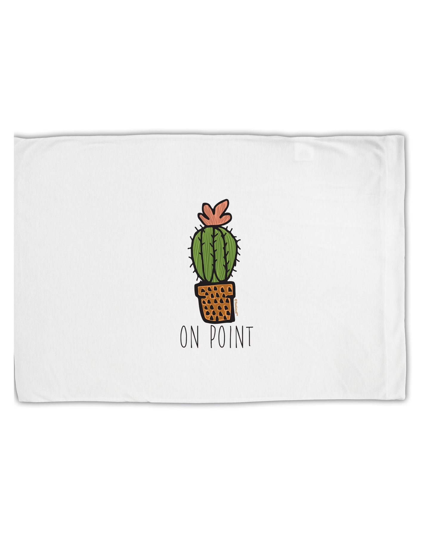 TooLoud On Point Cactus Standard Size Polyester Pillow Case-Pillow Case-TooLoud-Davson Sales