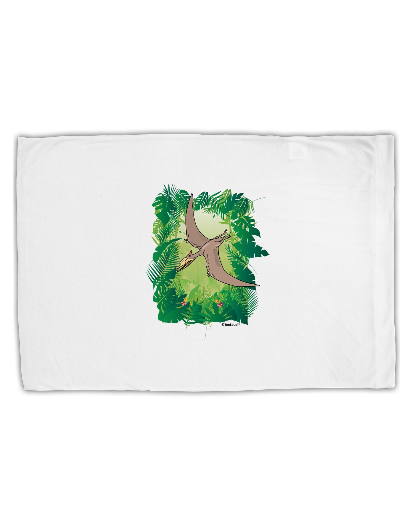 Pterosaurs - Without Name Standard Size Polyester Pillow Case by TooLoud-Pillow Case-TooLoud-White-Davson Sales