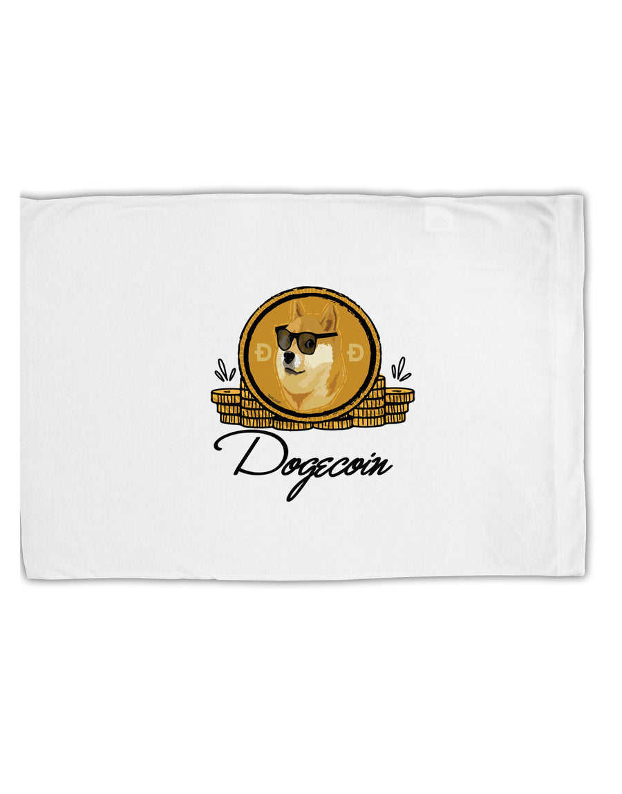 TooLoud Doge Coins Standard Size Polyester Pillow Case-Pillow Case-TooLoud-Davson Sales