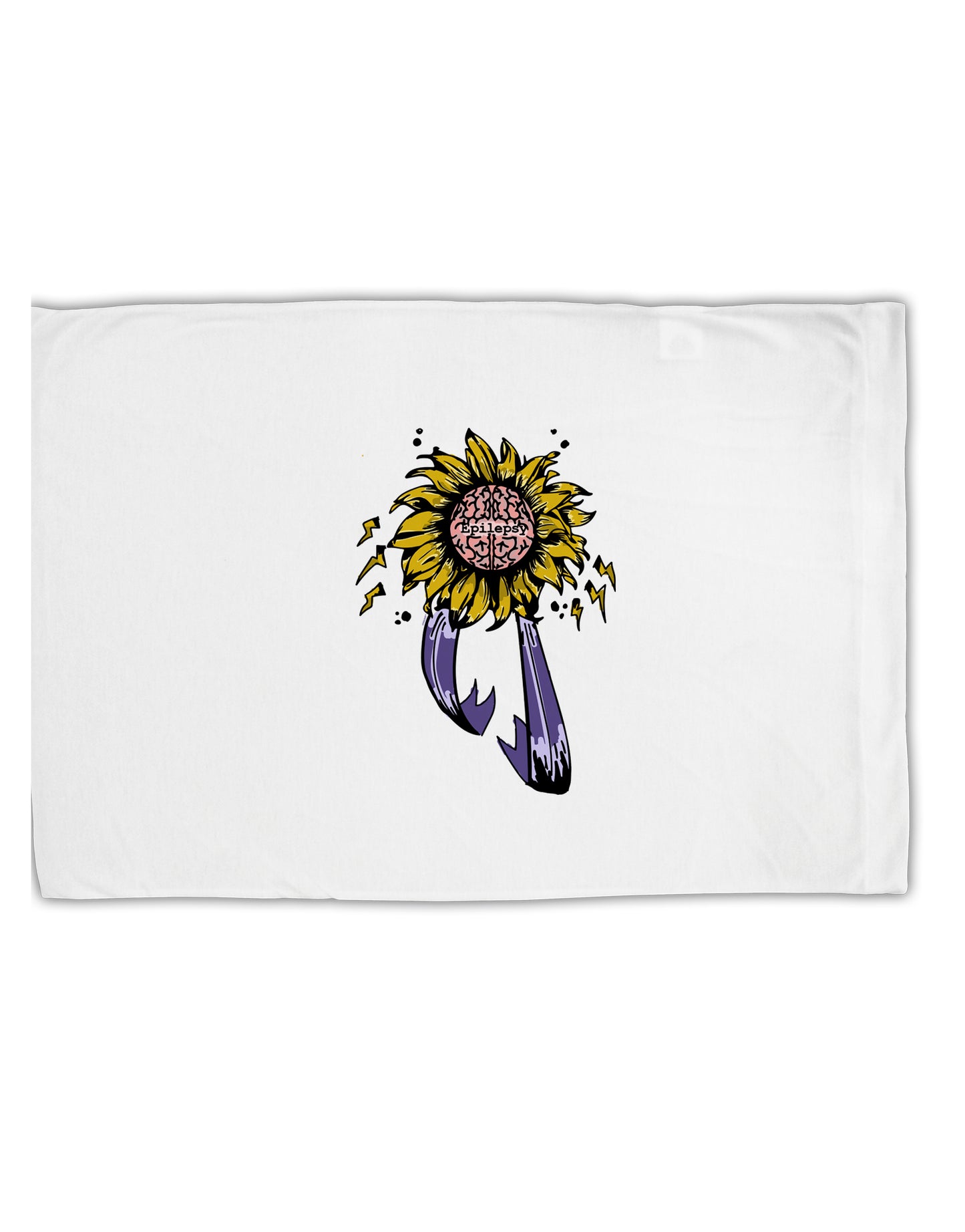 TooLoud Epilepsy Awareness Standard Size Polyester Pillow Case-Pillow Case-TooLoud-Davson Sales