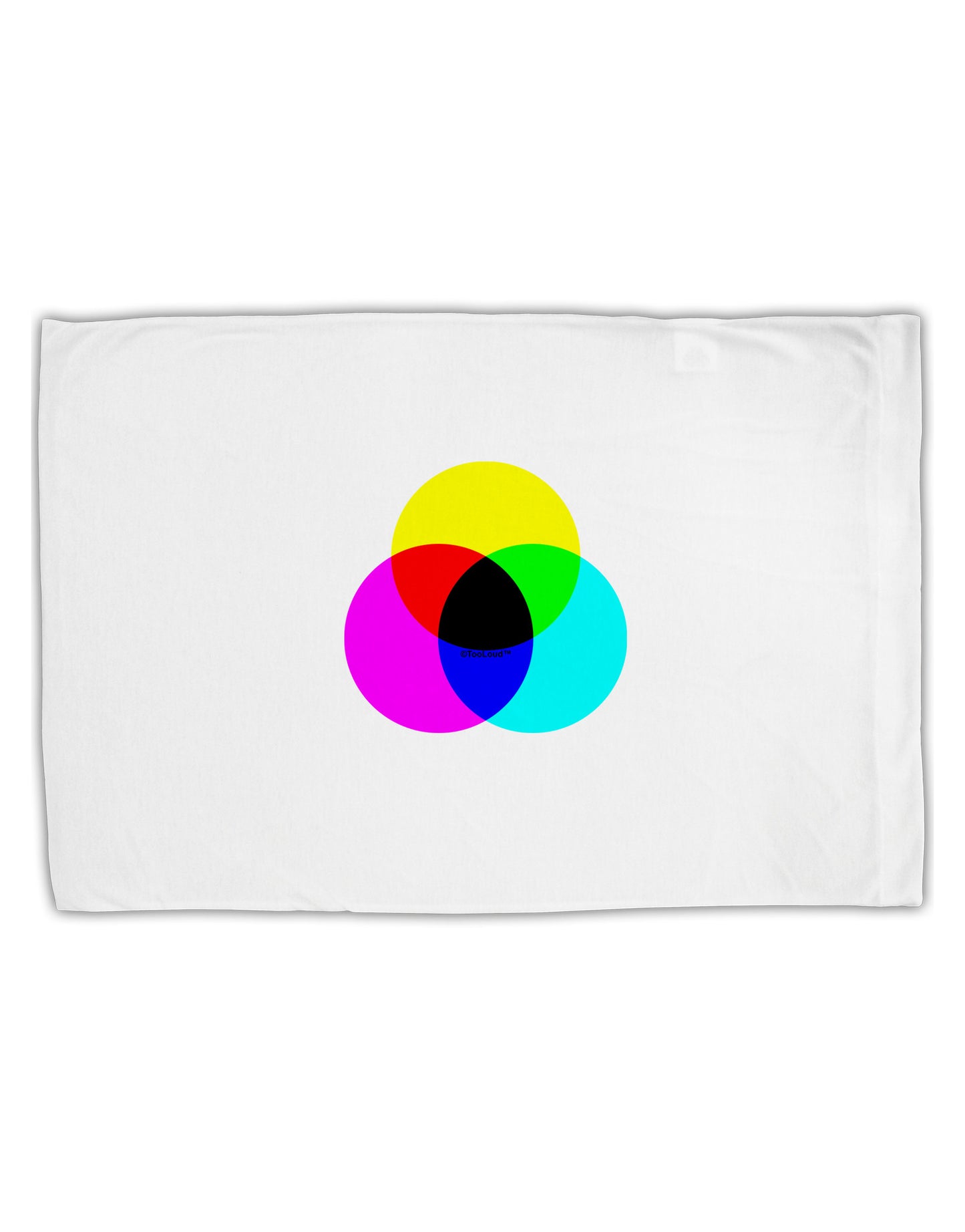 CMYK Color Model Standard Size Polyester Pillow Case by TooLoud-Pillow Case-TooLoud-White-Davson Sales