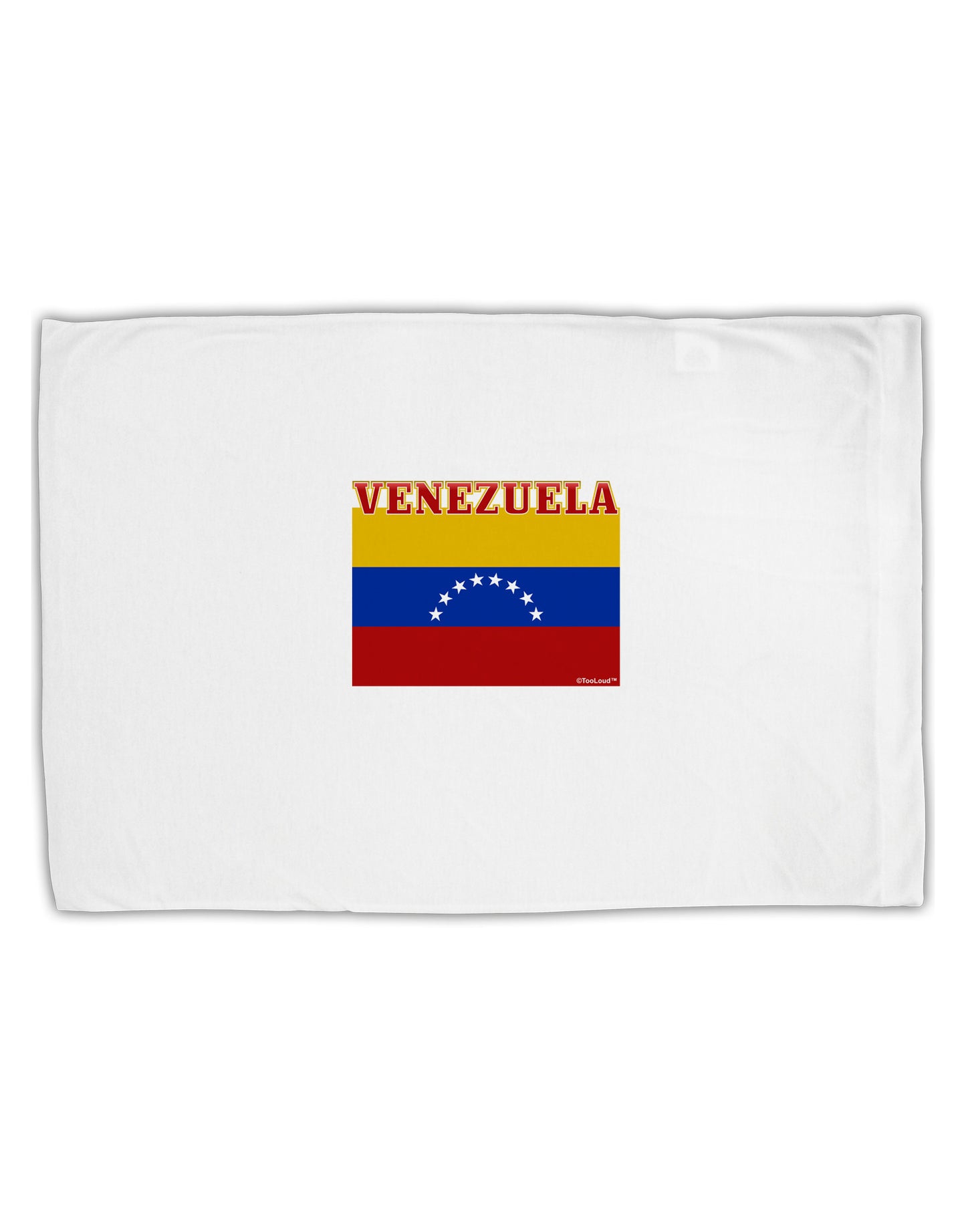 TooLoud Venezuela Flag Standard Size Polyester Pillow Case-Pillow Case-TooLoud-White-Davson Sales