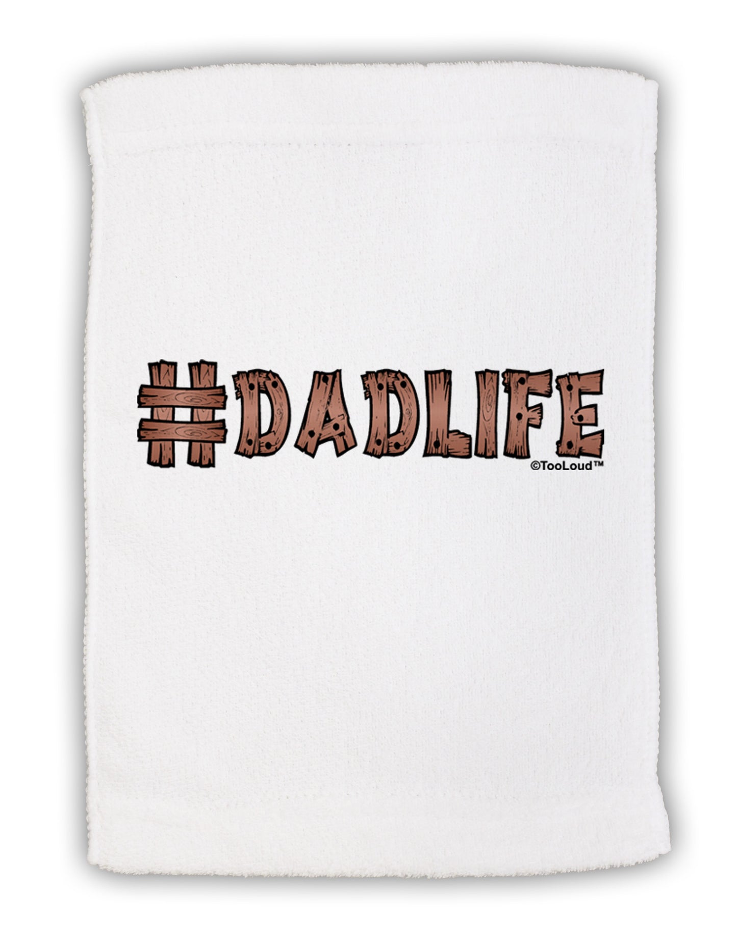Hashtag Dadlife Micro Terry Sport Towel 15 X 22 inches by TooLoud-Sport Towel-TooLoud-White-Davson Sales