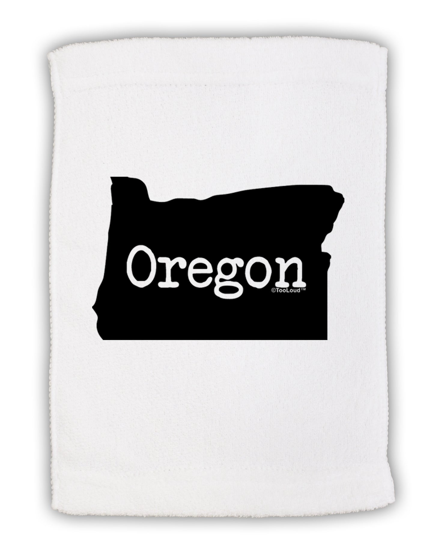 Oregon - United States Shape Micro Terry Sport Towel 11 x 18 Inch by TooLoud-Sport Towel-TooLoud-White-Davson Sales