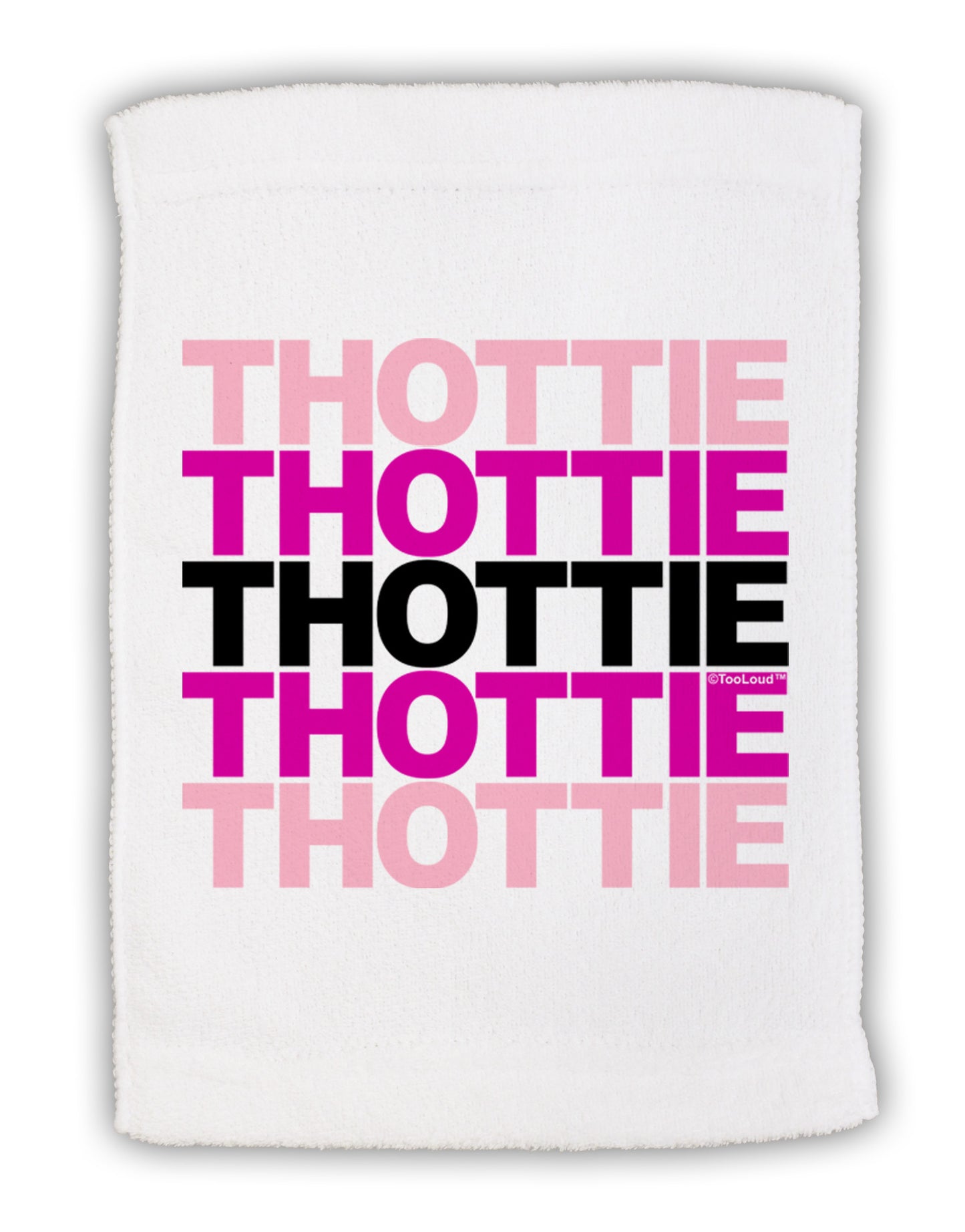 THOTTIE Micro Terry Sport Towel 11 x 18 inches-TooLoud-White-Davson Sales