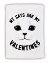My Cats are my Valentines Micro Terry Sport Towel 15 X 22 inches by TooLoud-Sport Towel-TooLoud-White-Davson Sales