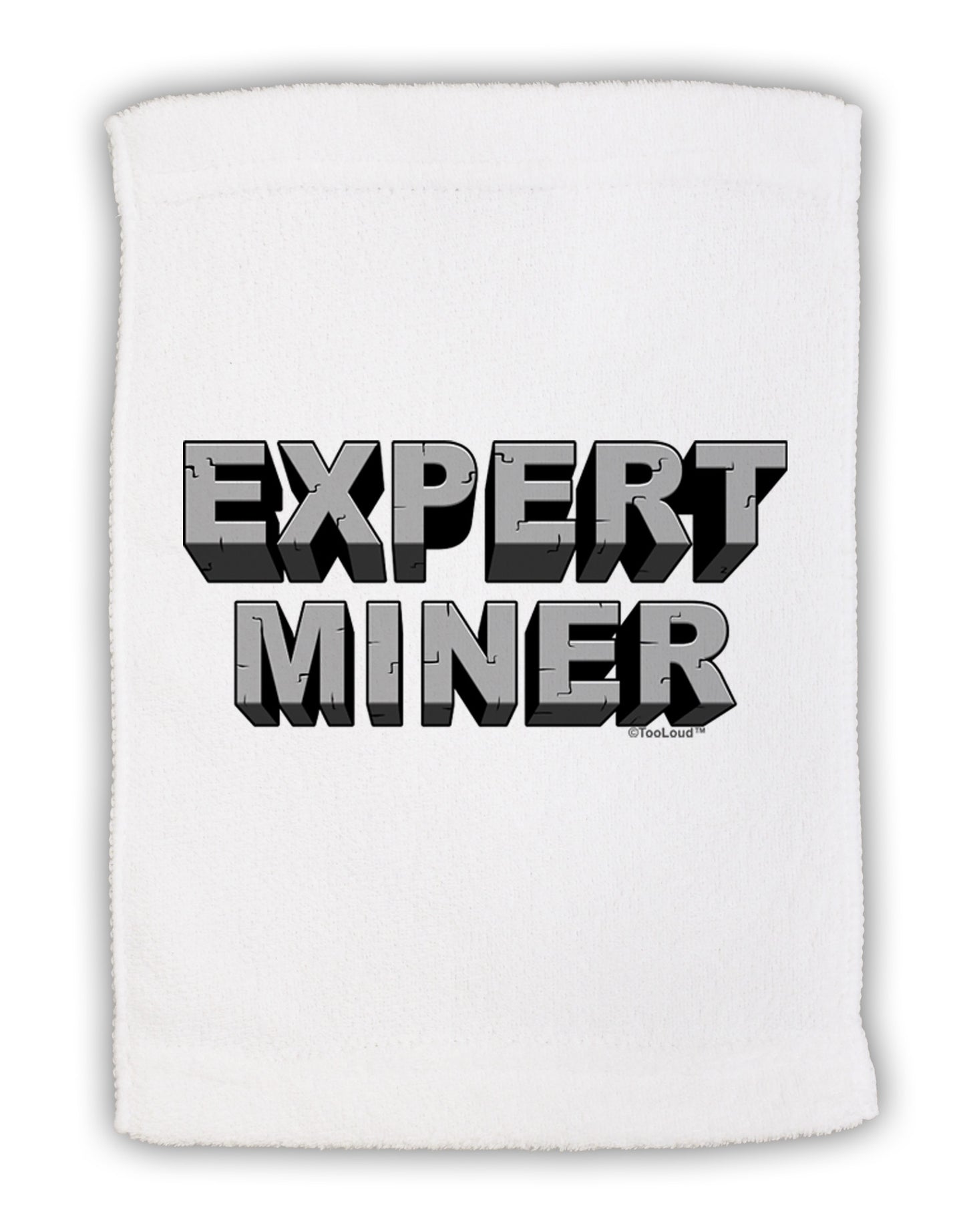 Expert Miner Micro Terry Sport Towel 11 x 18 inches-Sport Towel-TooLoud-White-Davson Sales