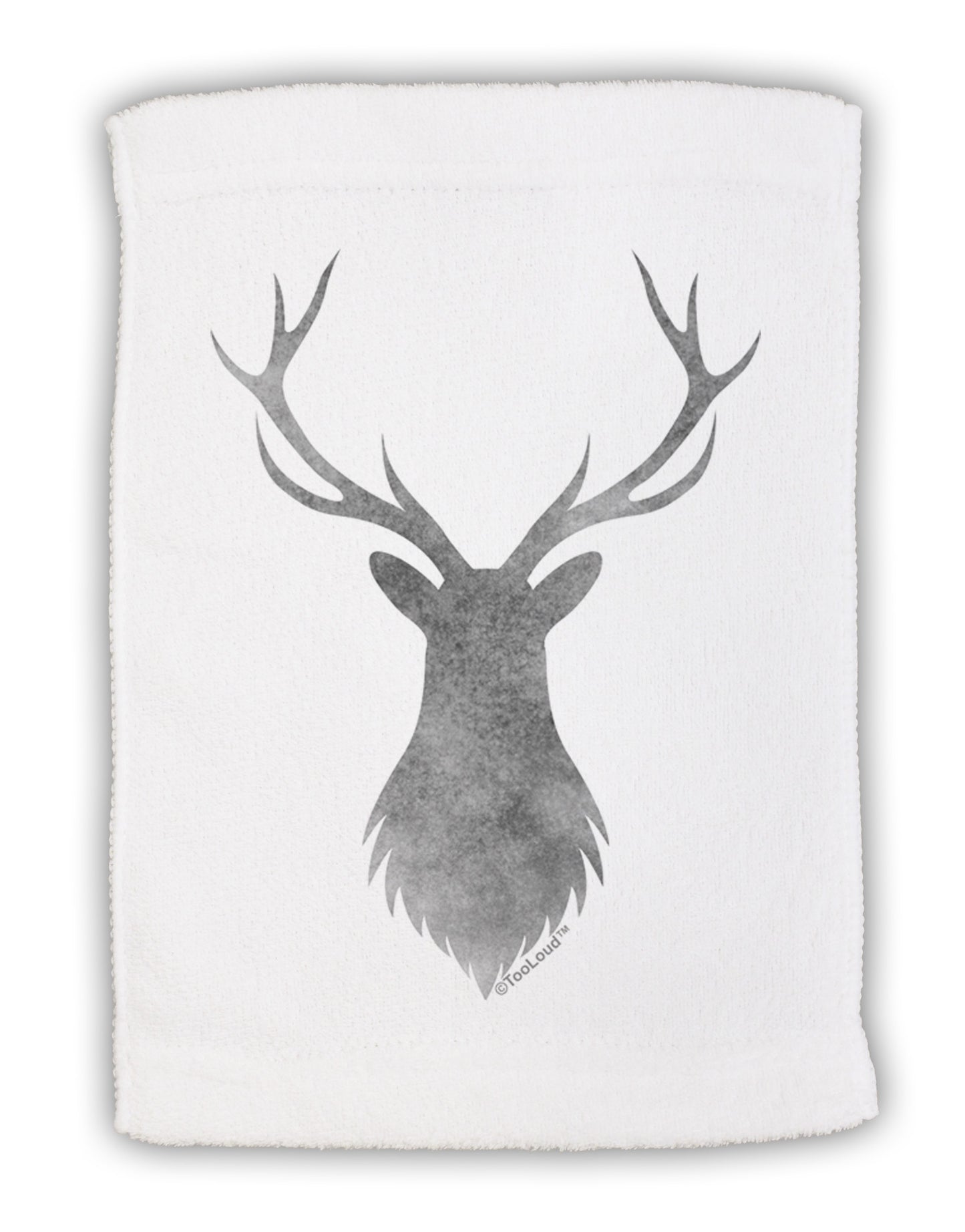 Majestic Stag Distressed Micro Terry Sport Towel 11 x 18 inches-Sport Towel-TooLoud-White-Davson Sales