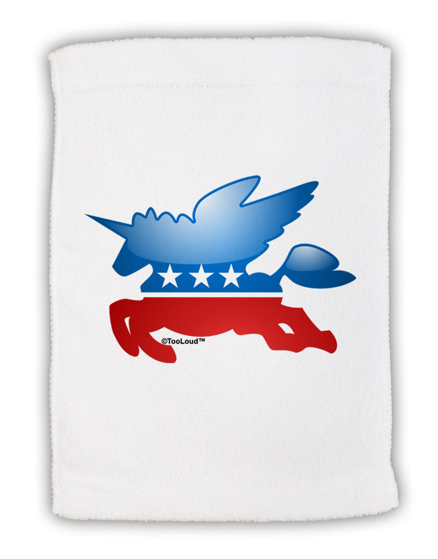TooLoud Unicorn Political Symbol Micro Terry Sport Towel 11 x 18 inches-TooLoud-White-Davson Sales