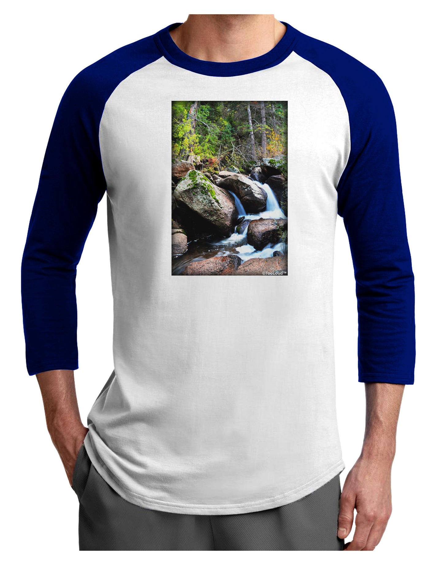Rockies River Adult Raglan Shirt-Raglan Shirt-TooLoud-White-Royal-X-Small-Davson Sales