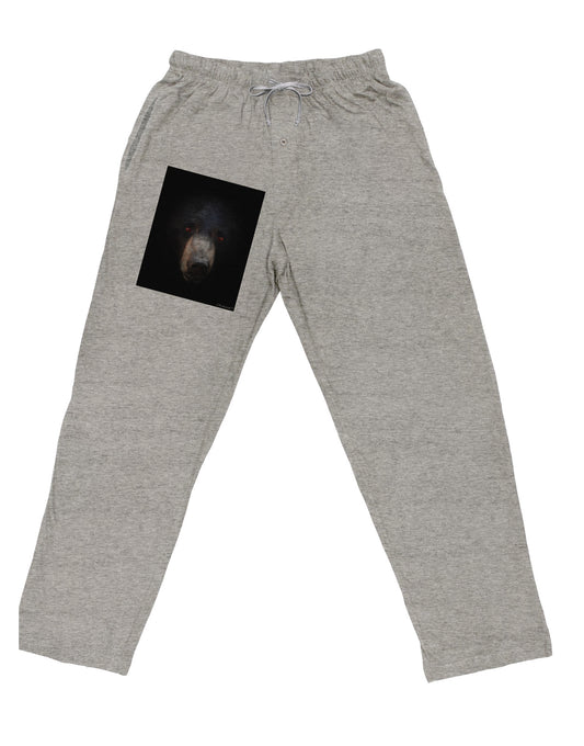 Scary Black Bear Adult Loose Fit Lounge Pants-Lounge Pants-TooLoud-Ash-Gray-Small-Davson Sales