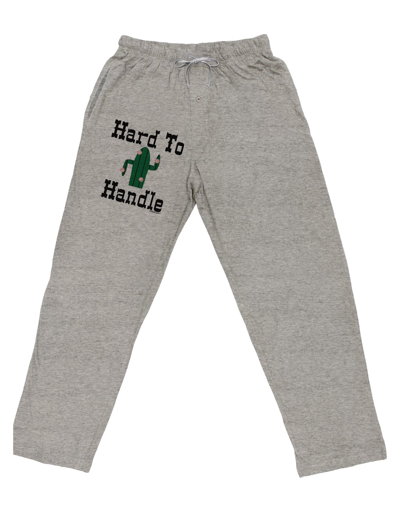 Hard To Handle Cactus Adult Loose Fit Lounge Pants by TooLoud-TooLoud-Ash-Gray-Small-Davson Sales