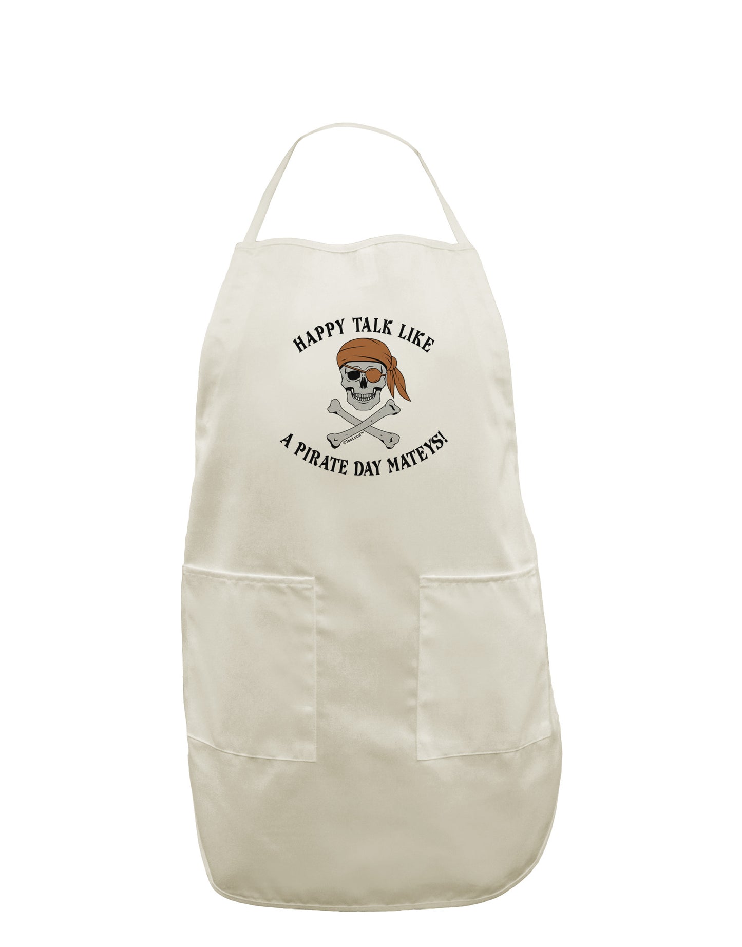 Pirate Day Mateys White Plus Size Apron-Bib Apron-TooLoud-White-OSFM-PlusSize-Davson Sales