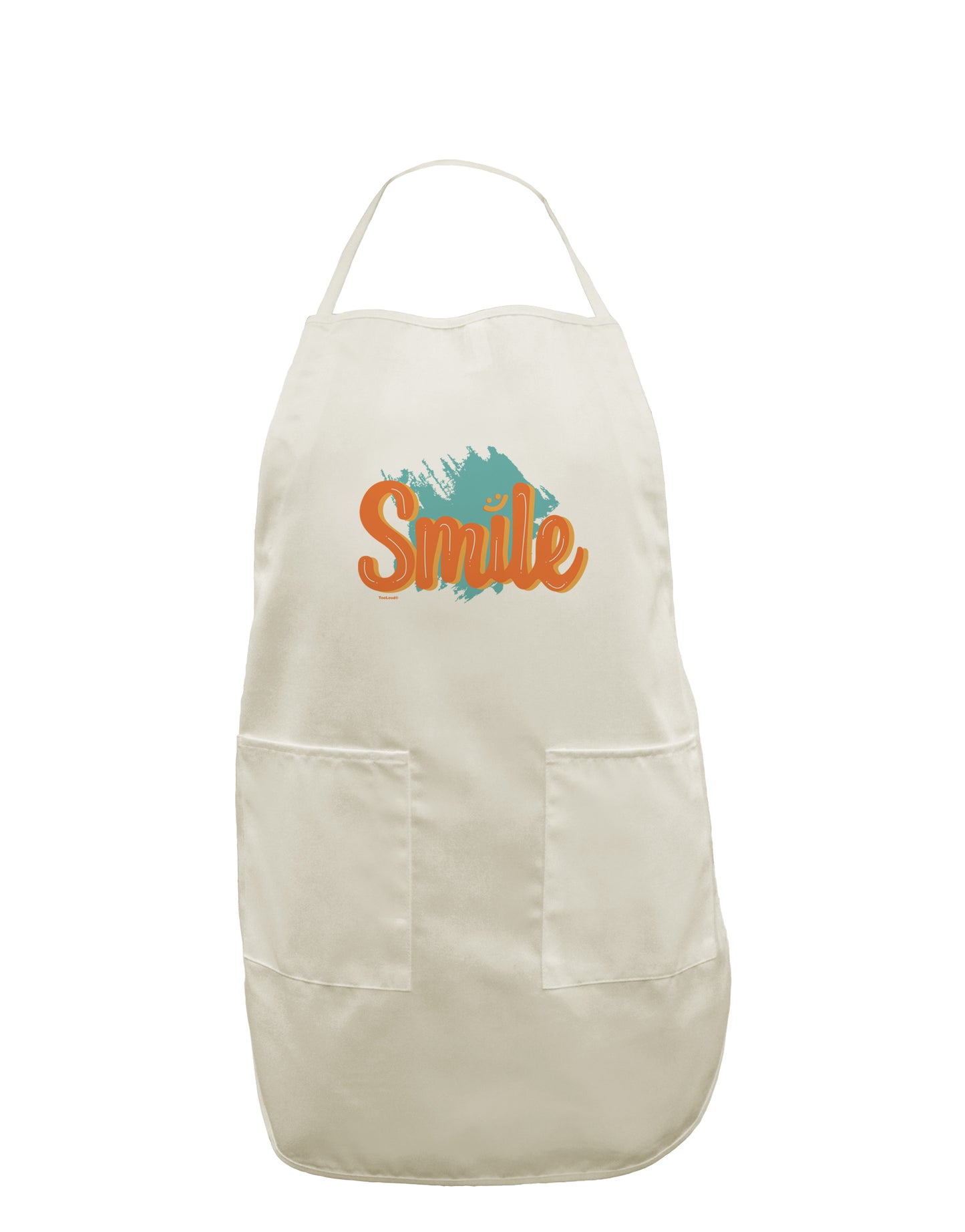 TooLoud Smile White Plus Size Apron-Bib Apron-TooLoud-Davson Sales
