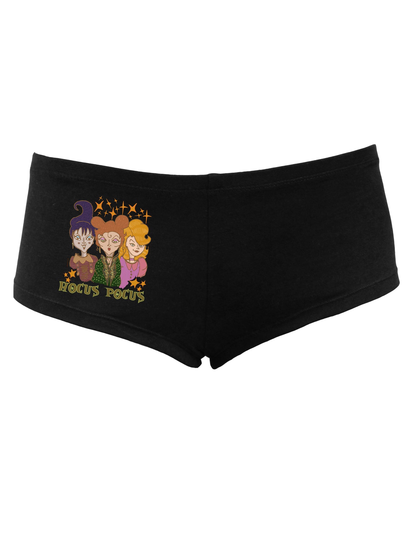 TooLoud Hocus Pocus Witches Womens Boyshorts-Boyshorts-TooLoud-Black-Small-Davson Sales