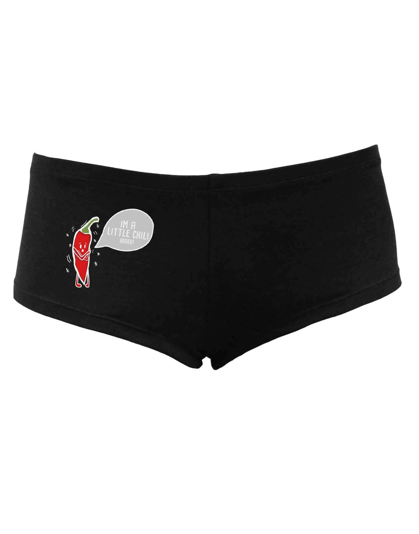TooLoud I'm a Little Chilli Womens Boyshorts-Boyshorts-TooLoud-Black-Small-Davson Sales